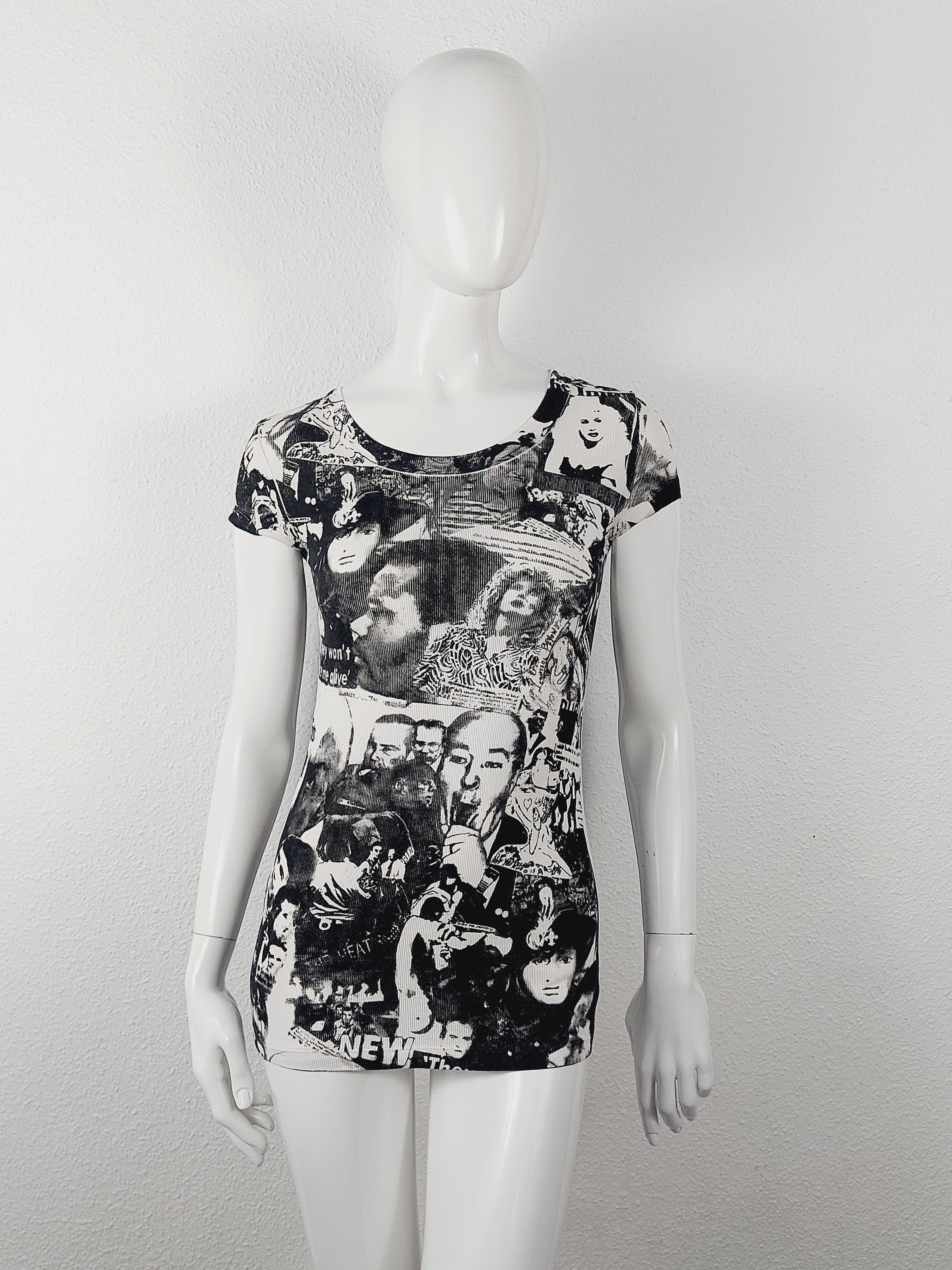 Dolce & Gabbana Dolce and Gabbana D&G Newspaper Faces Gazette Journal Top Size US S / EU 44-46 / 1 - 4 Thumbnail
