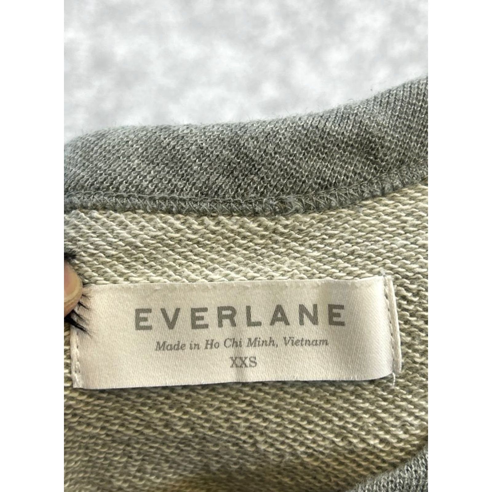 Everlane Everlane Sweatshirt Womens XS Gray Cotton Fleece Shirt Pullover Crew Neck Winter Fall Spring Womens Size XXS / US 00 / IT 34 - 3 Thumbnail
