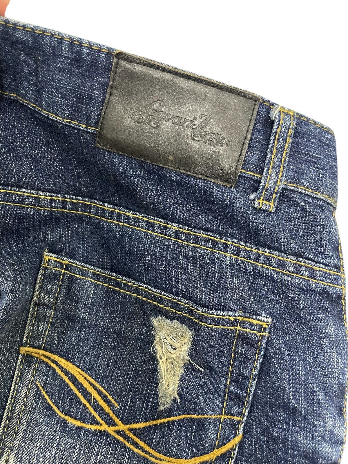 14th Addiction CavariA Japan Distressed Flare Jeans Size US 30 / EU 46 - 7 Thumbnail