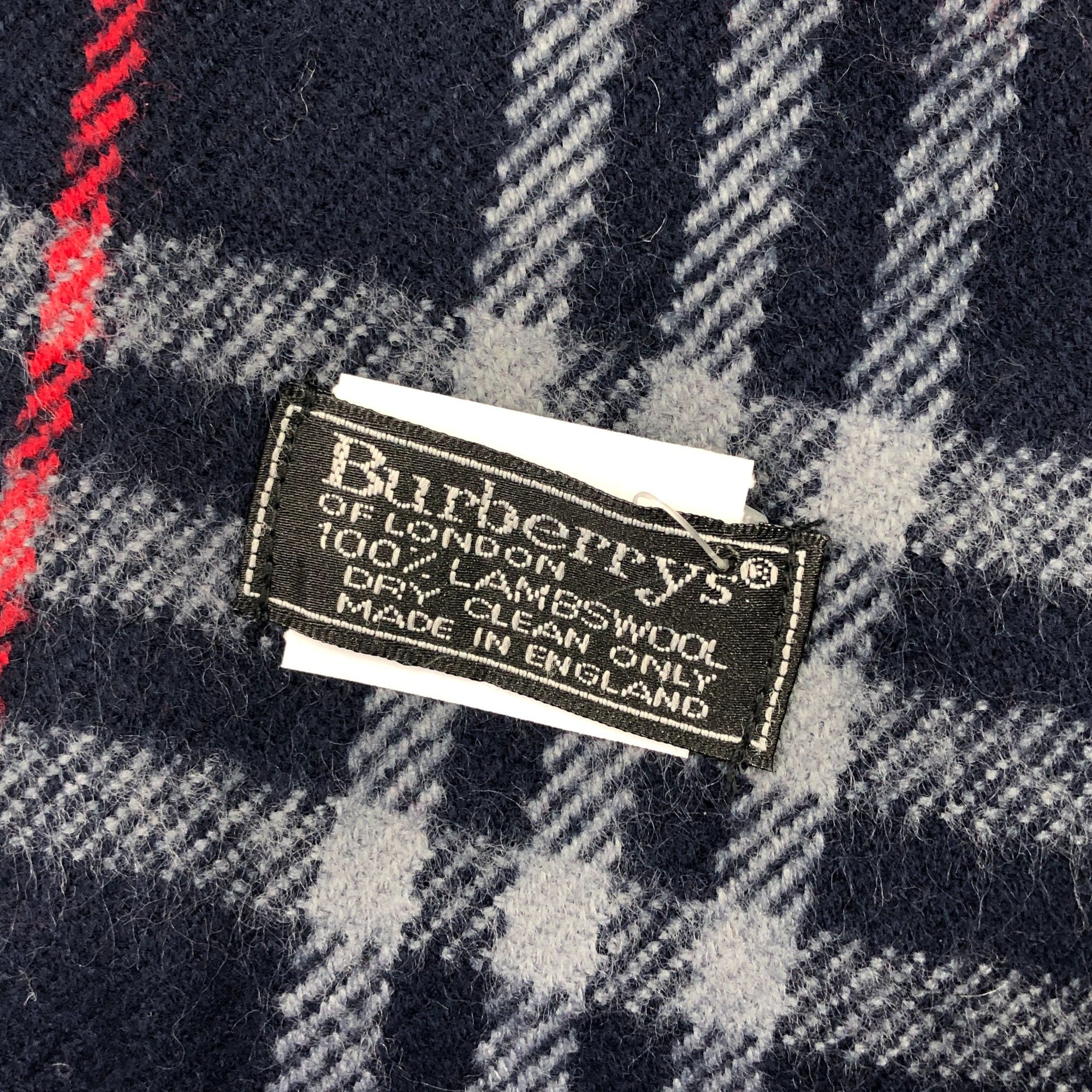 Burberry Vintage Burberry Scarf Muffler Wool Winter Scarves Size ONE SIZE - 4 Thumbnail