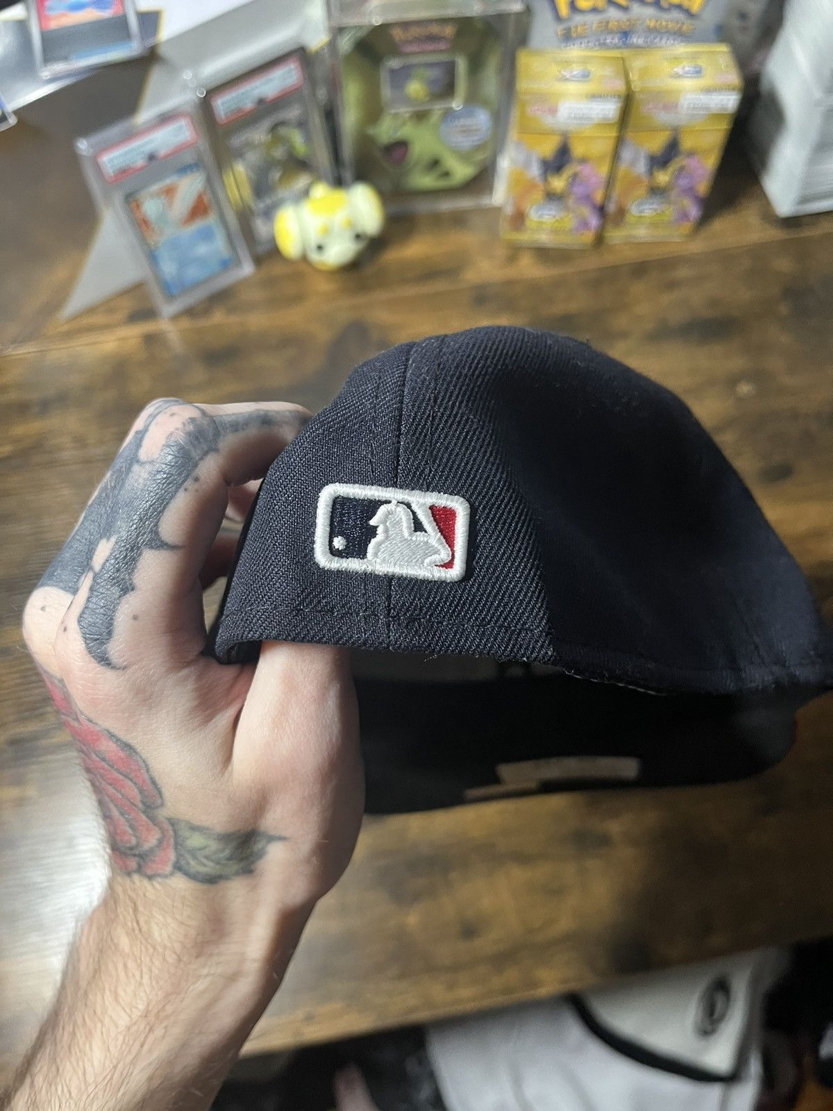 Other Atlanta braves red and blue fitted hat size 7 5/8 Size ONE SIZE - 5 Thumbnail