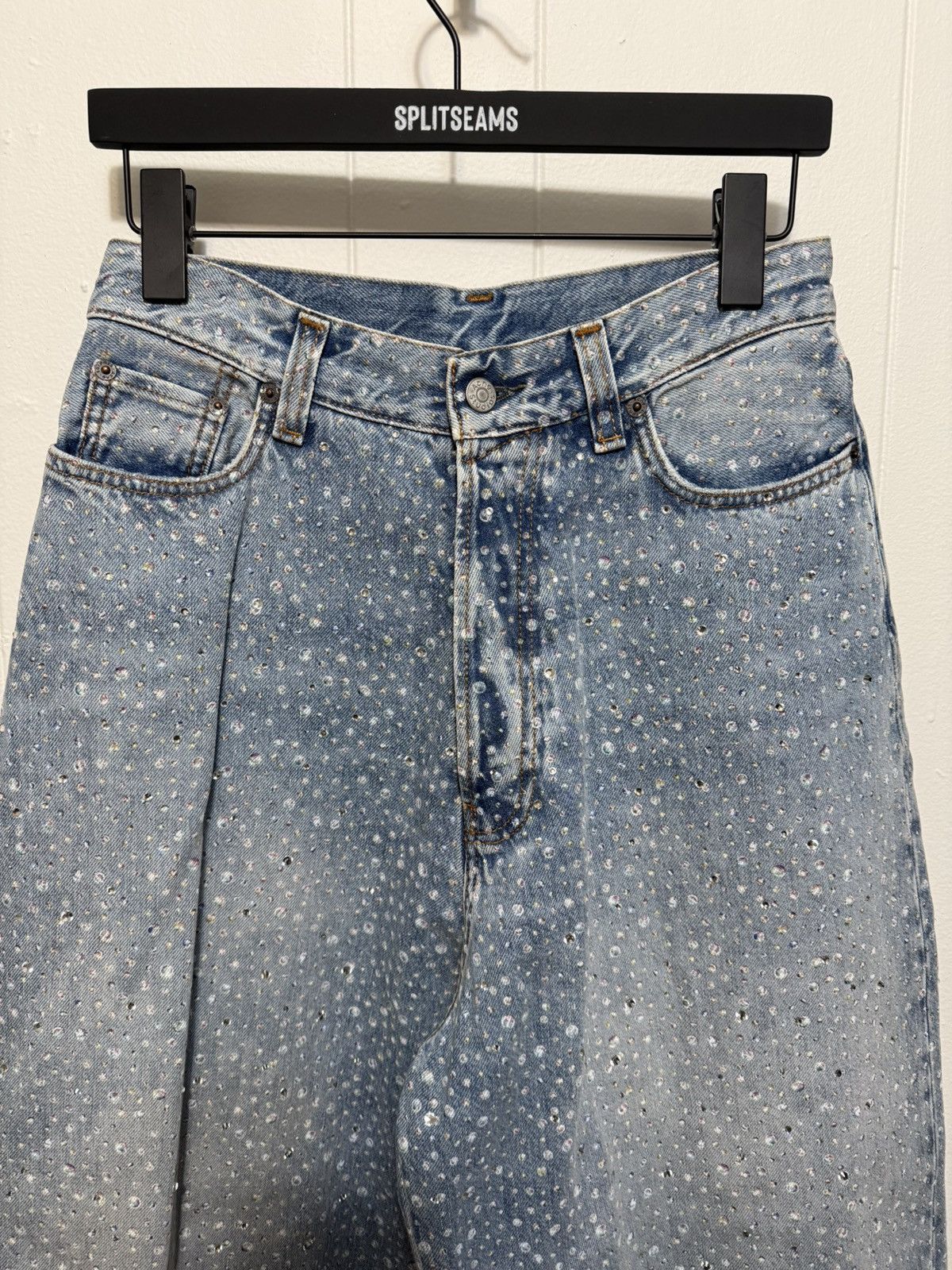 Acne Studios Acne Studios 2023F Vegas Rhinestone Jeans Size 26" / US 2 / IT 38 - 2 Thumbnail
