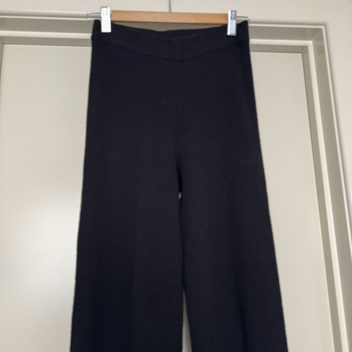 Other Seed Ribbed Cotton Nylon Knit Cropped Pants Size 27" / US 4 / IT 40 - 3 Thumbnail