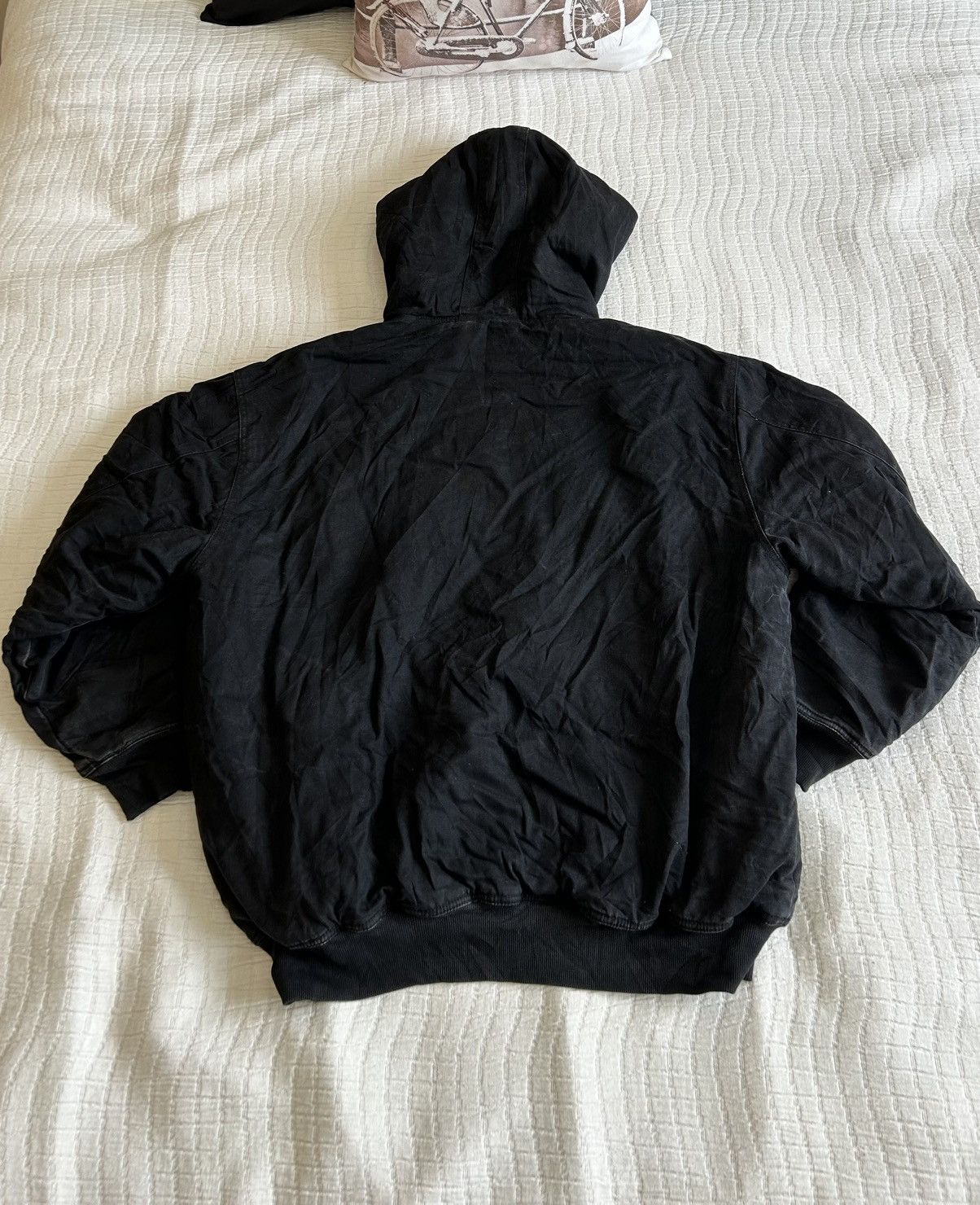 Clench Vintage Clench Work Jacket XL - Boxy Canvas Hoodie Size US XL / EU 56 / 4 - 4 Thumbnail