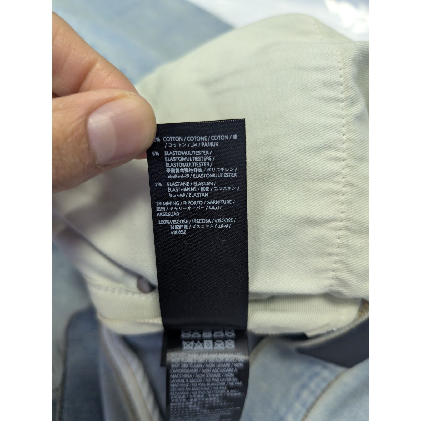 Amiri o1rshd1 Crystal Starburst MX1 Denim Jeans Surf Indigo Size US 34 / EU 50 - 20 Thumbnail