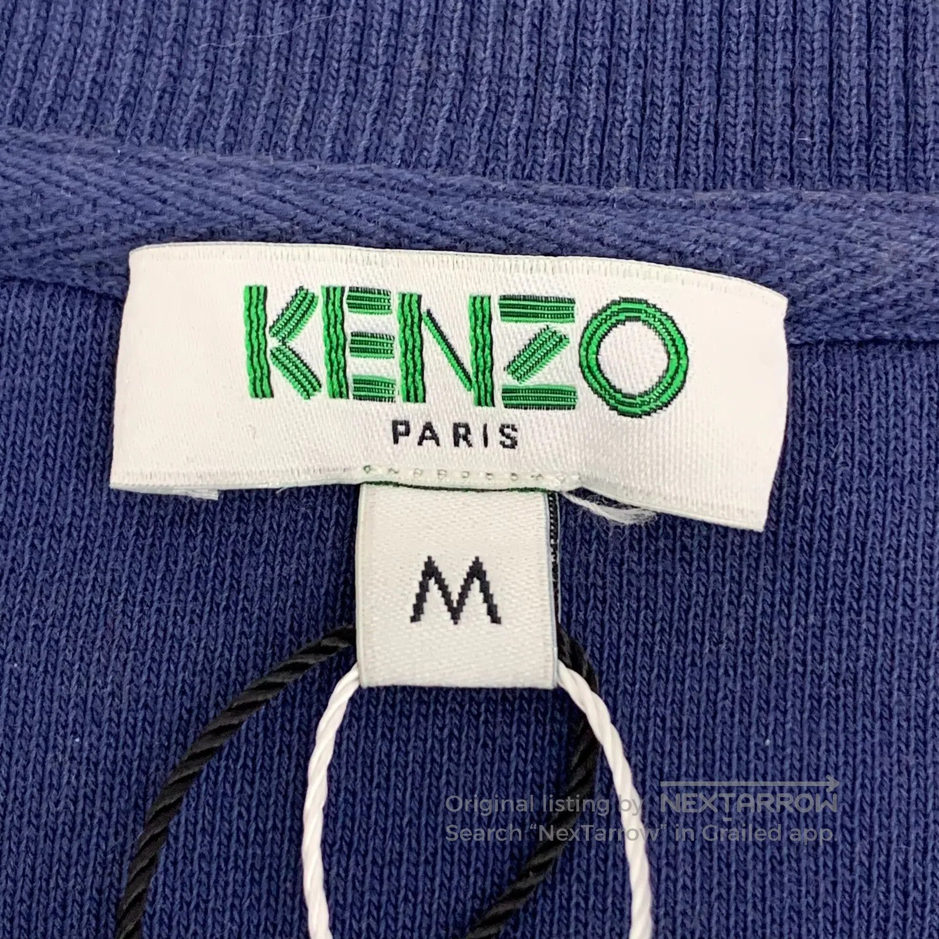 Kenzo Kenzo Blue Tiger Head Logo Letter Embroidered Cotton Crew Size US M / EU 48-50 / 2 - 5 Thumbnail