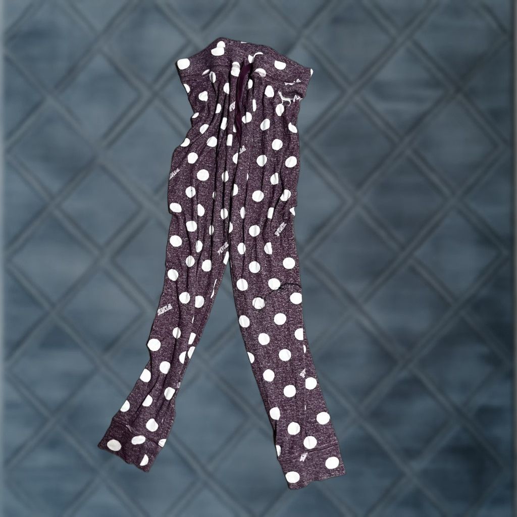 Vintage VINTAGE PINK Victoria's Secret Women's Purple Polka Dot Sleepwear Pajamas Pants Small Size 28" / US 6 / IT 42 - 1 Thumbnail
