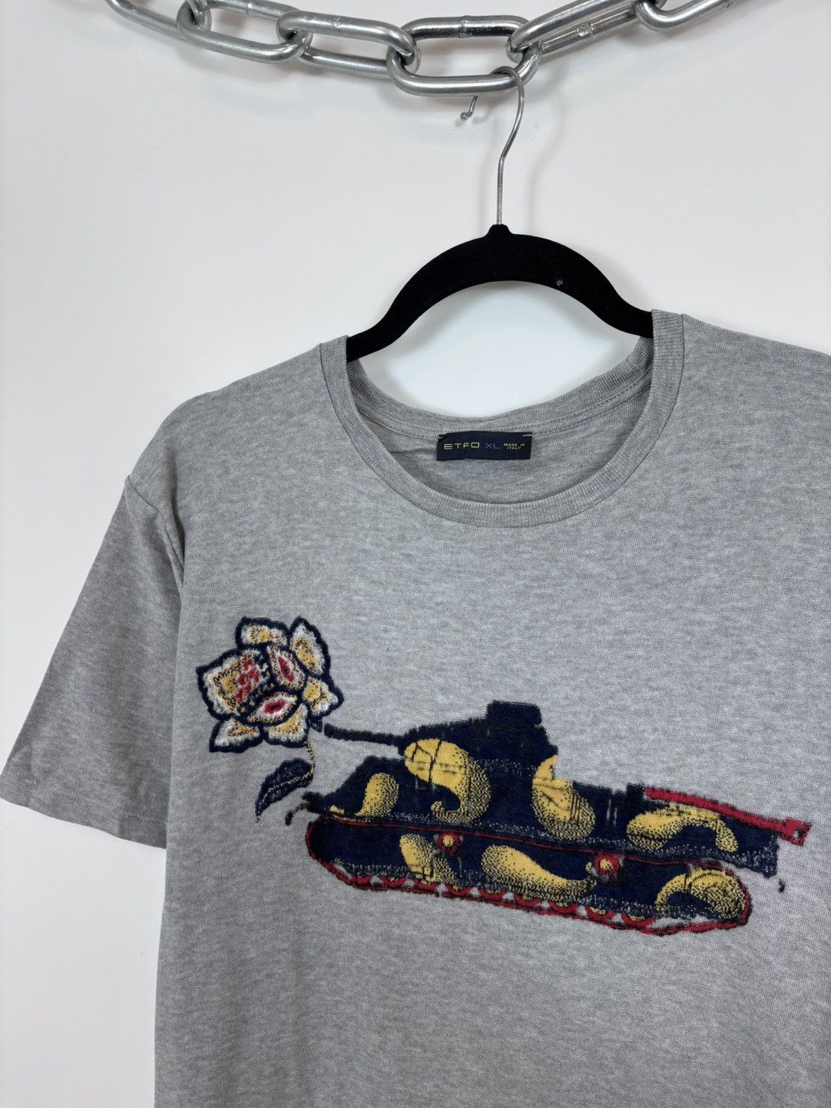 Etro Etro Milano Men’s Grey Big Towel Floral Tank T-Shirt Tee Size US XL / EU 56 / 4 - 3 Thumbnail