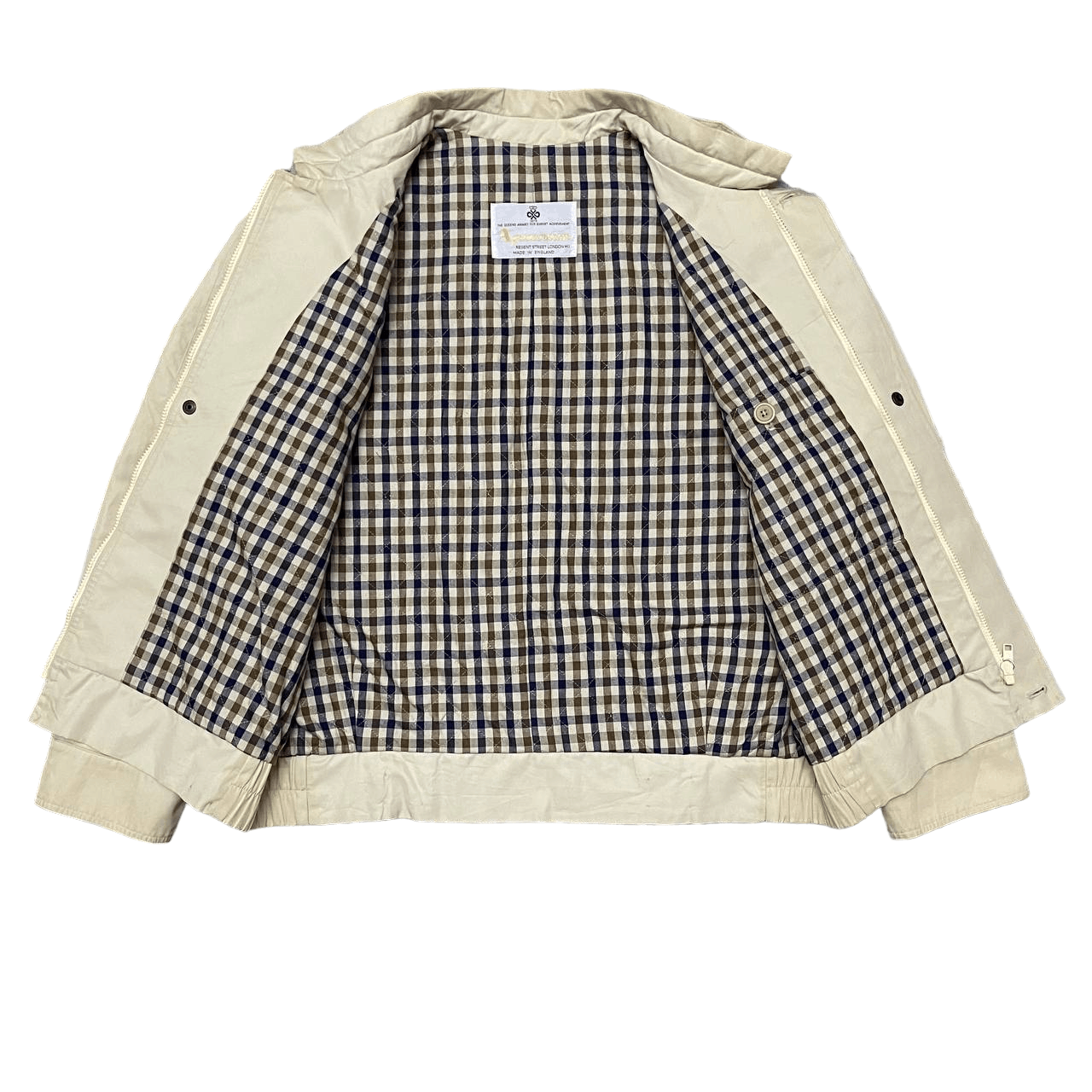 Aquascutum Vintage Aquascutum London Checked Jacket Made in England Size US L / EU 52-54 / 3 - 12 Thumbnail