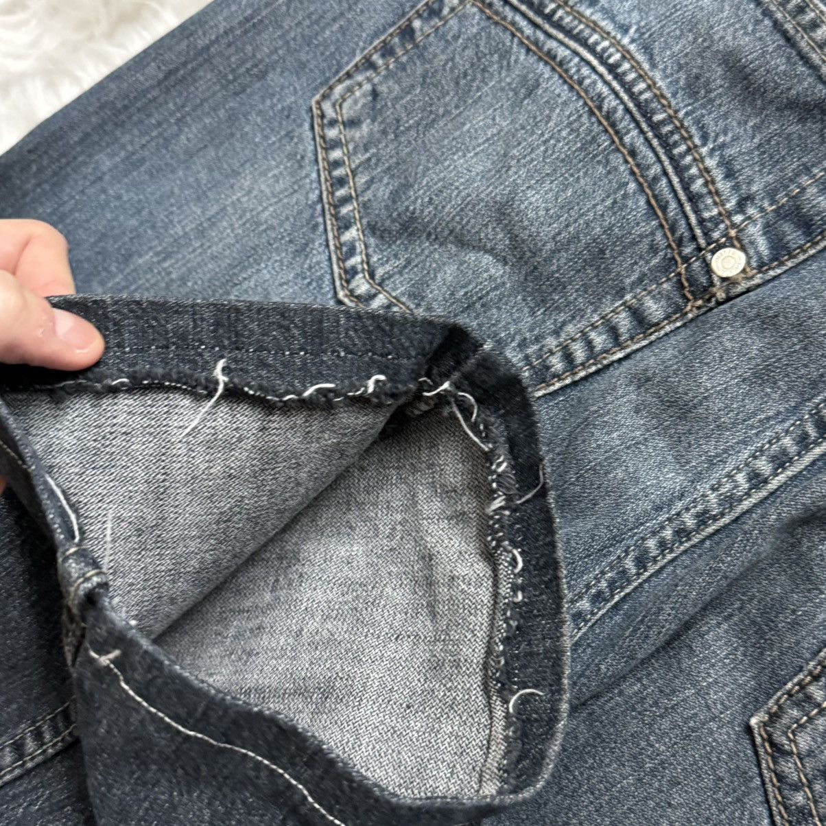 Diesel 📌 Vintage DIESEL Y2K Straight Relaxed Crazy Denim Jeans Size US 34 / EU 50 - 6 Thumbnail