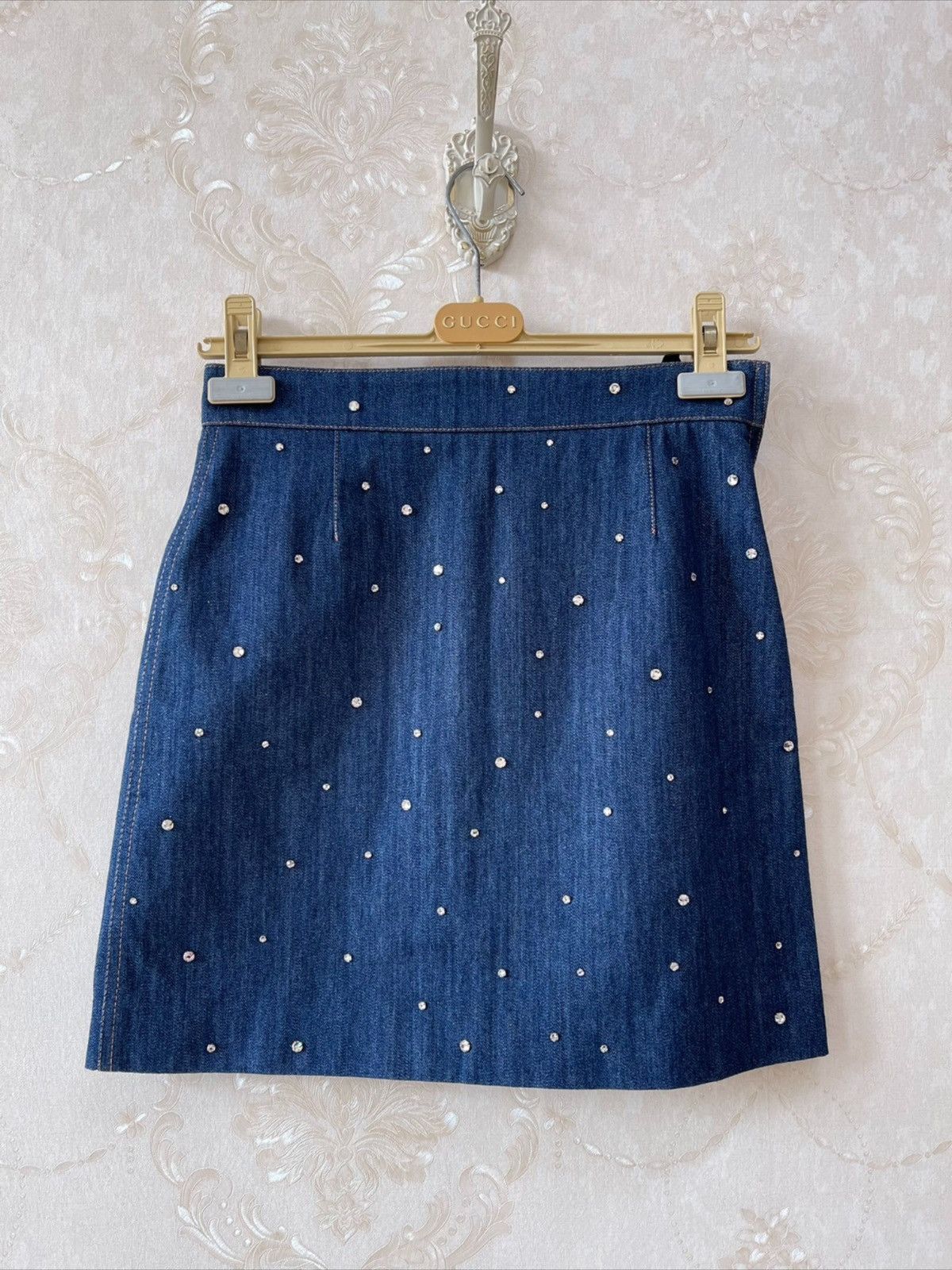 Miumiu denim skirt