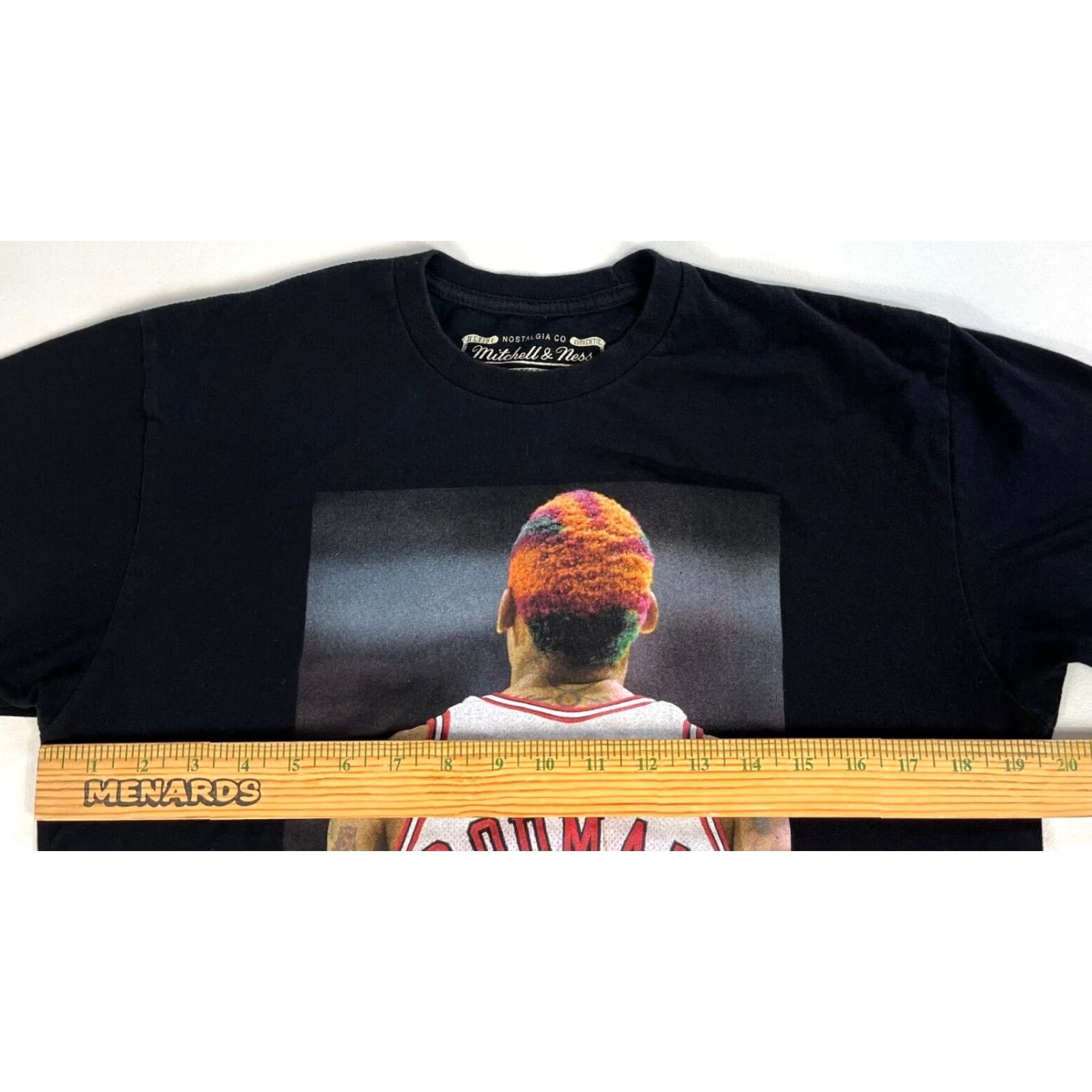 Mitchell & Ness Mitchell & Ness Hardwood Classics Men's Dennis Rodman Chicago Bulls T-Shirt Sz M Size US M / EU 48-50 / 2 - 7 Thumbnail
