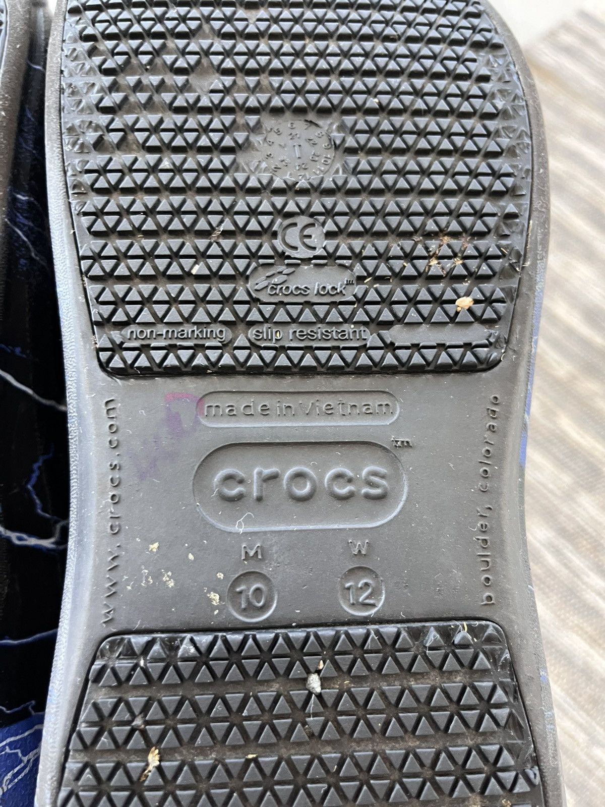 Crocs Vintage Crocs Bistro Clog Black Lightning Bolts Y2K Size US 10 / EU 43 - 17 Thumbnail