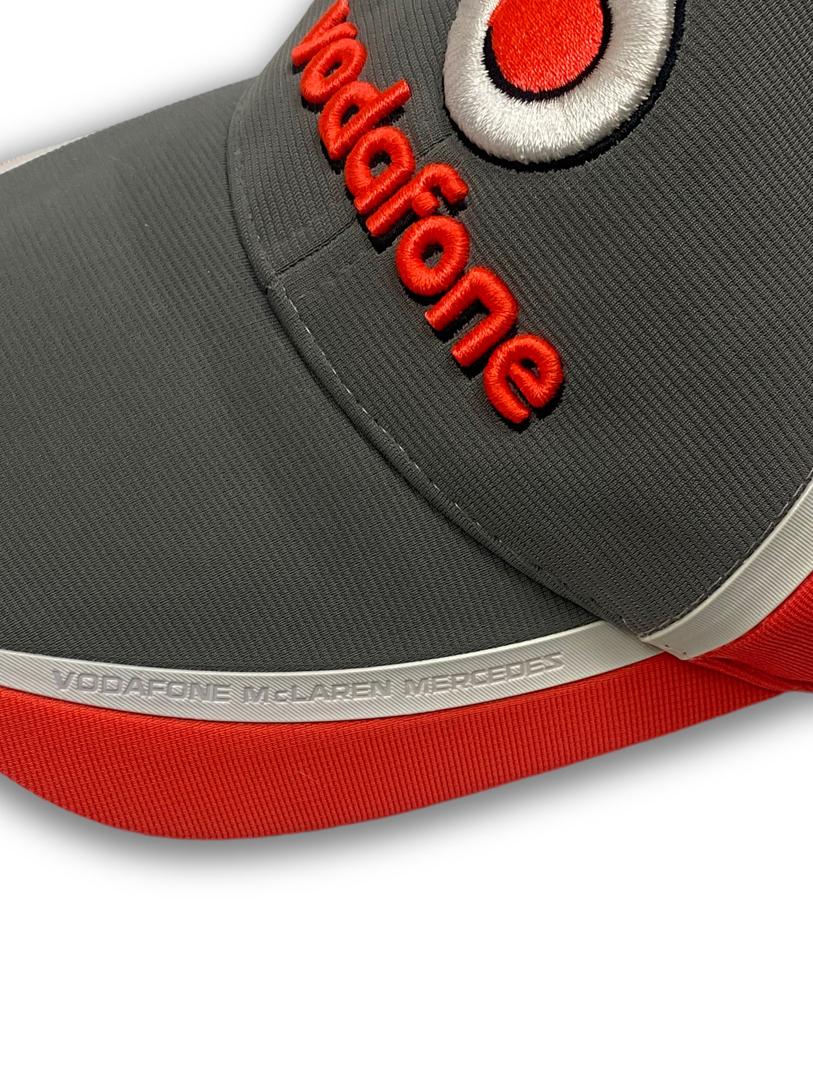 Mercedes-Benz Vintage MERCEDES MCLAREN Grey VODAFONE Logo Cap M560 Size ONE SIZE - 6 Thumbnail