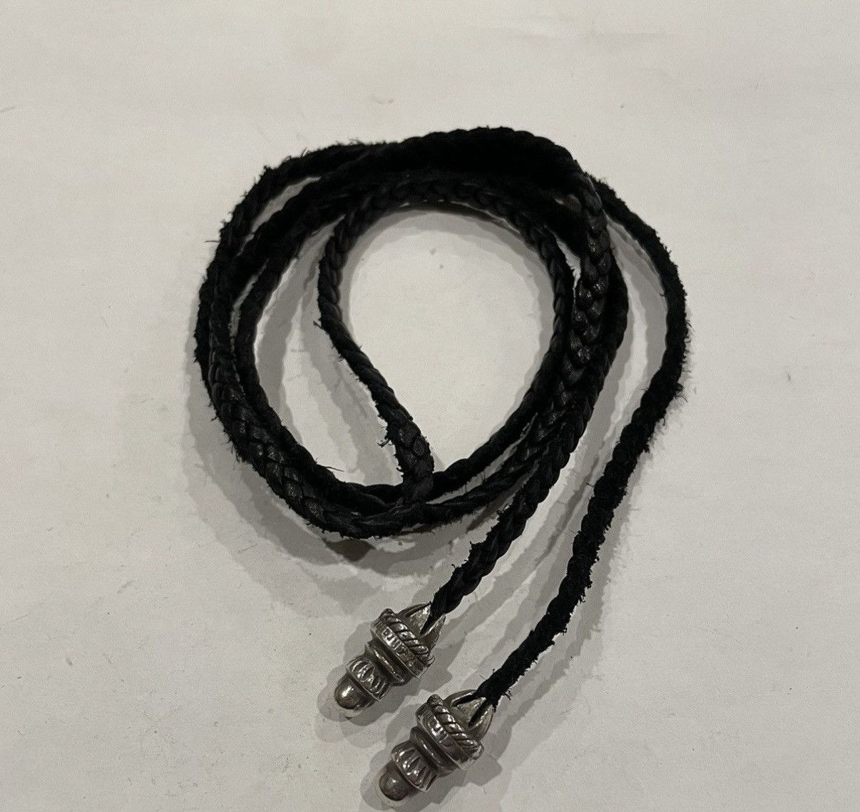 Chrome Hearts Chrome Hearts Leather Bolo Tie Size ONE SIZE - 1 Thumbnail