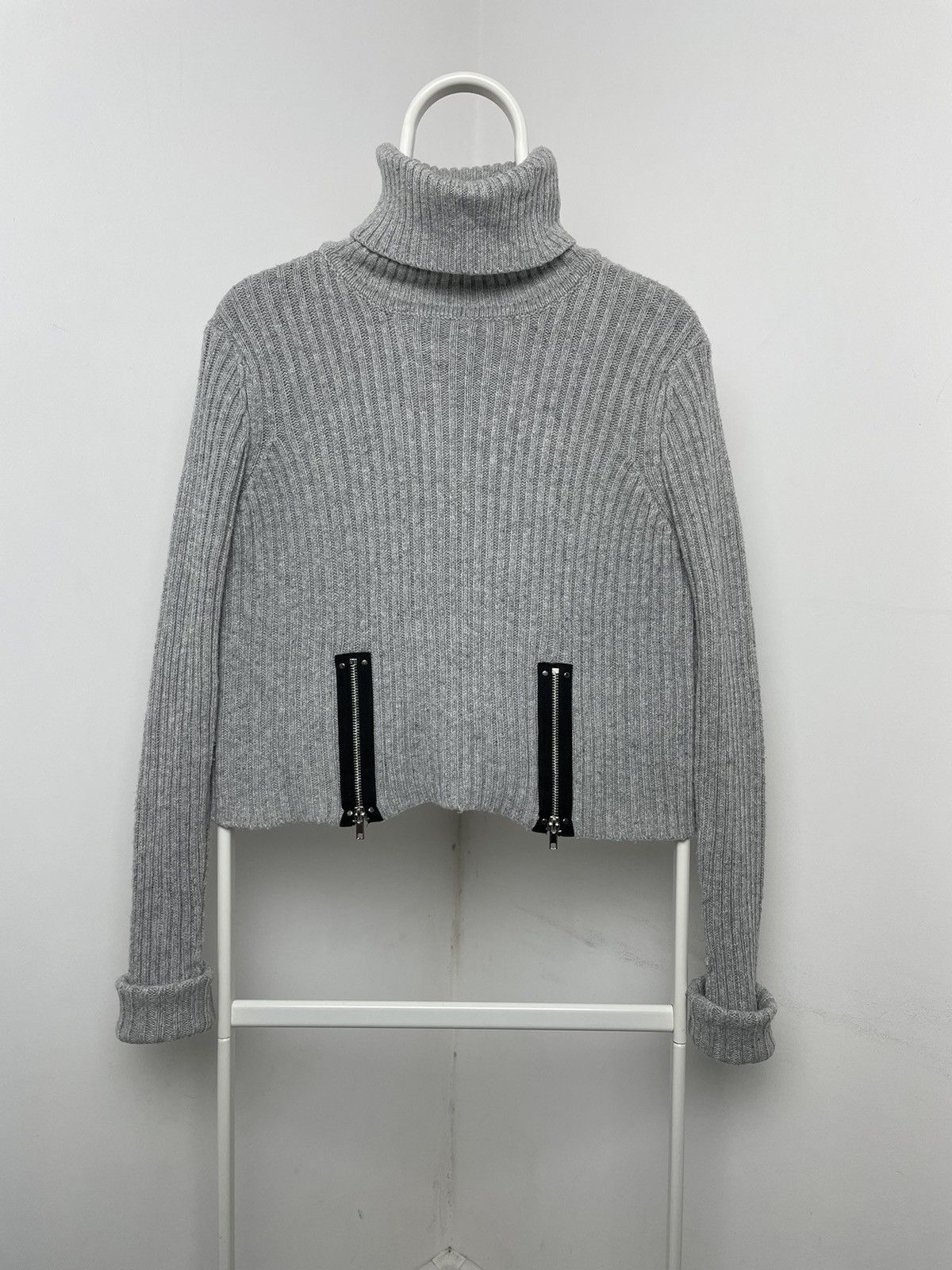 Jean Paul Gaultier Jean Paul Gaultier Zippers Grey Sweater Rare Size US S / EU 44-46 / 1 - 1 Thumbnail