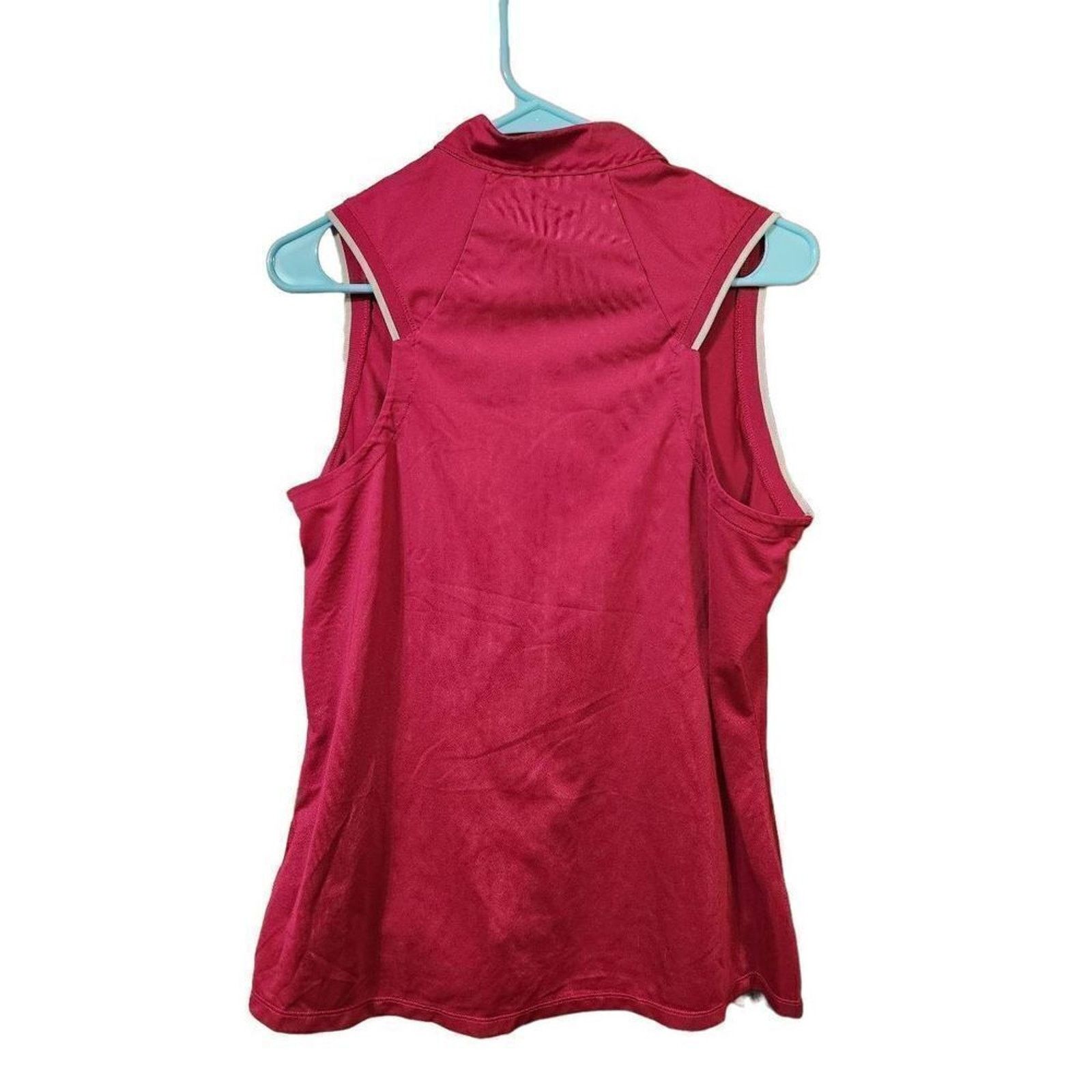 Adidas Womens Large red adidas tank Size L / US 10 / IT 46 - 2 Thumbnail