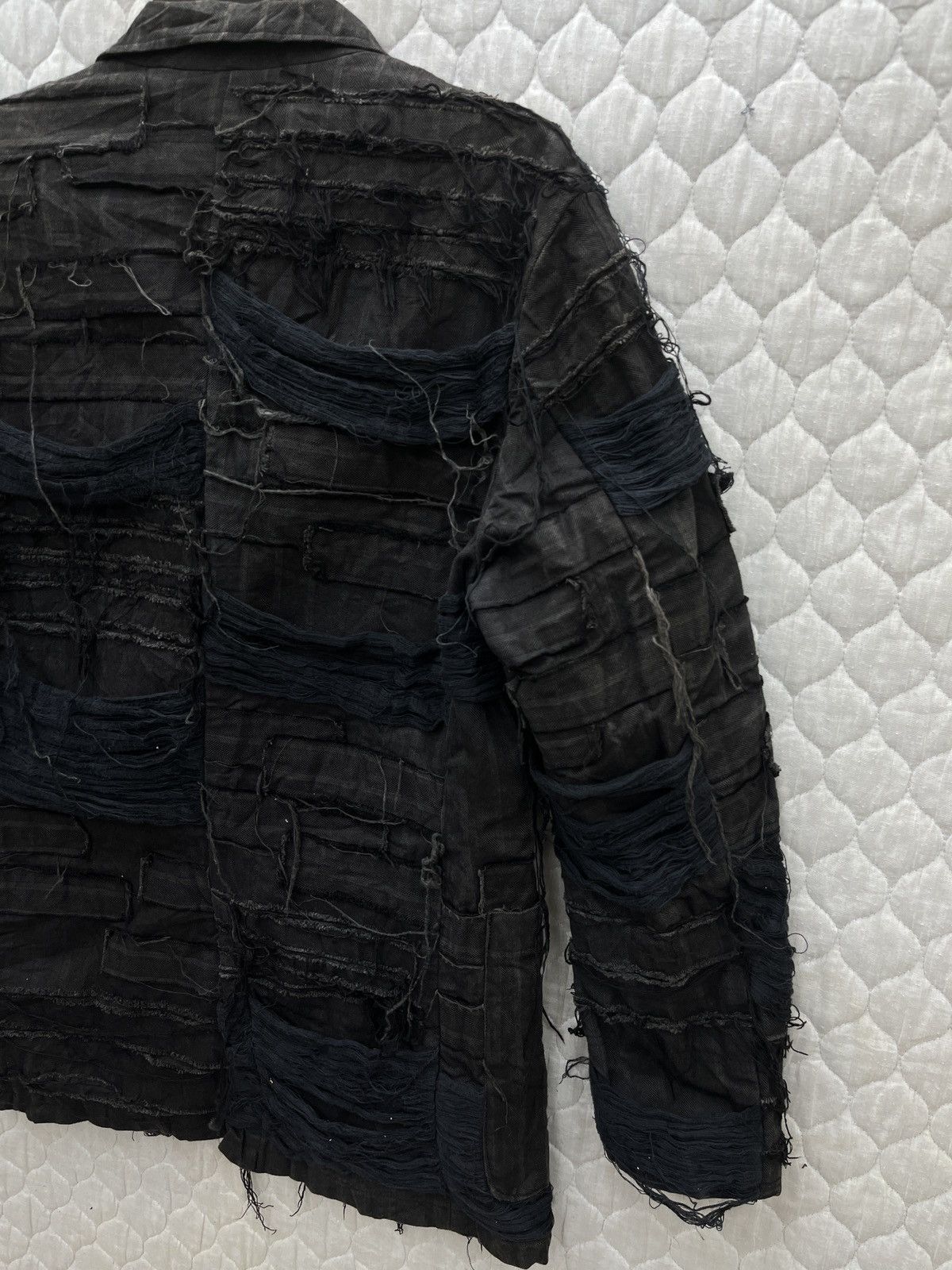 Le Grande Bleu (L.G.B.) 🔥🔥🔥ARCHIVE VINAGE IRISH RAG CLOTH GHOST PUNK JACKET Size US S / EU 44-46 / 1 - 16 Thumbnail