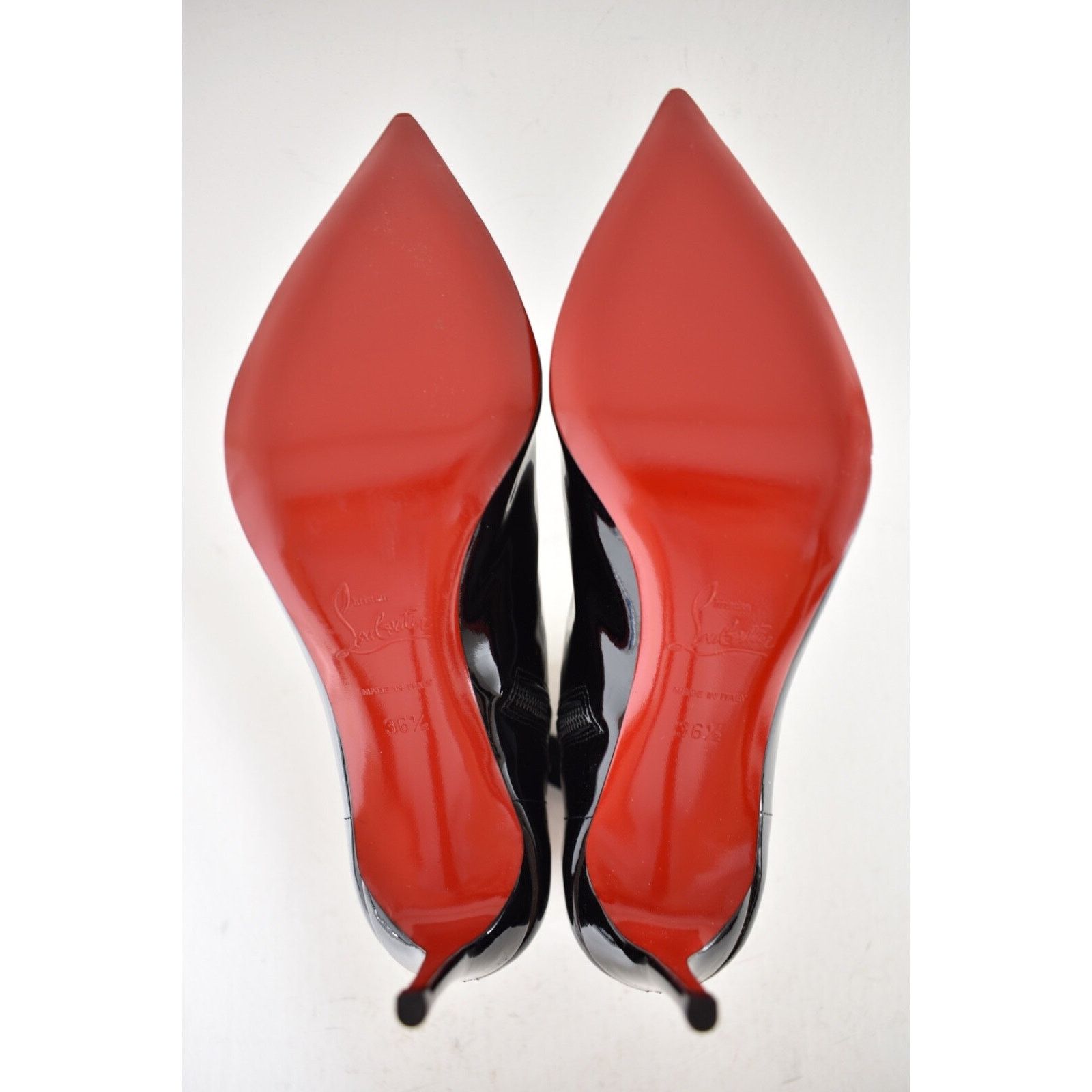 Christian Louboutin Christian Louboutin Sporty Kate Booty 85 Black Patent CL Size US 6.5 / IT 36.5 - 15 Thumbnail