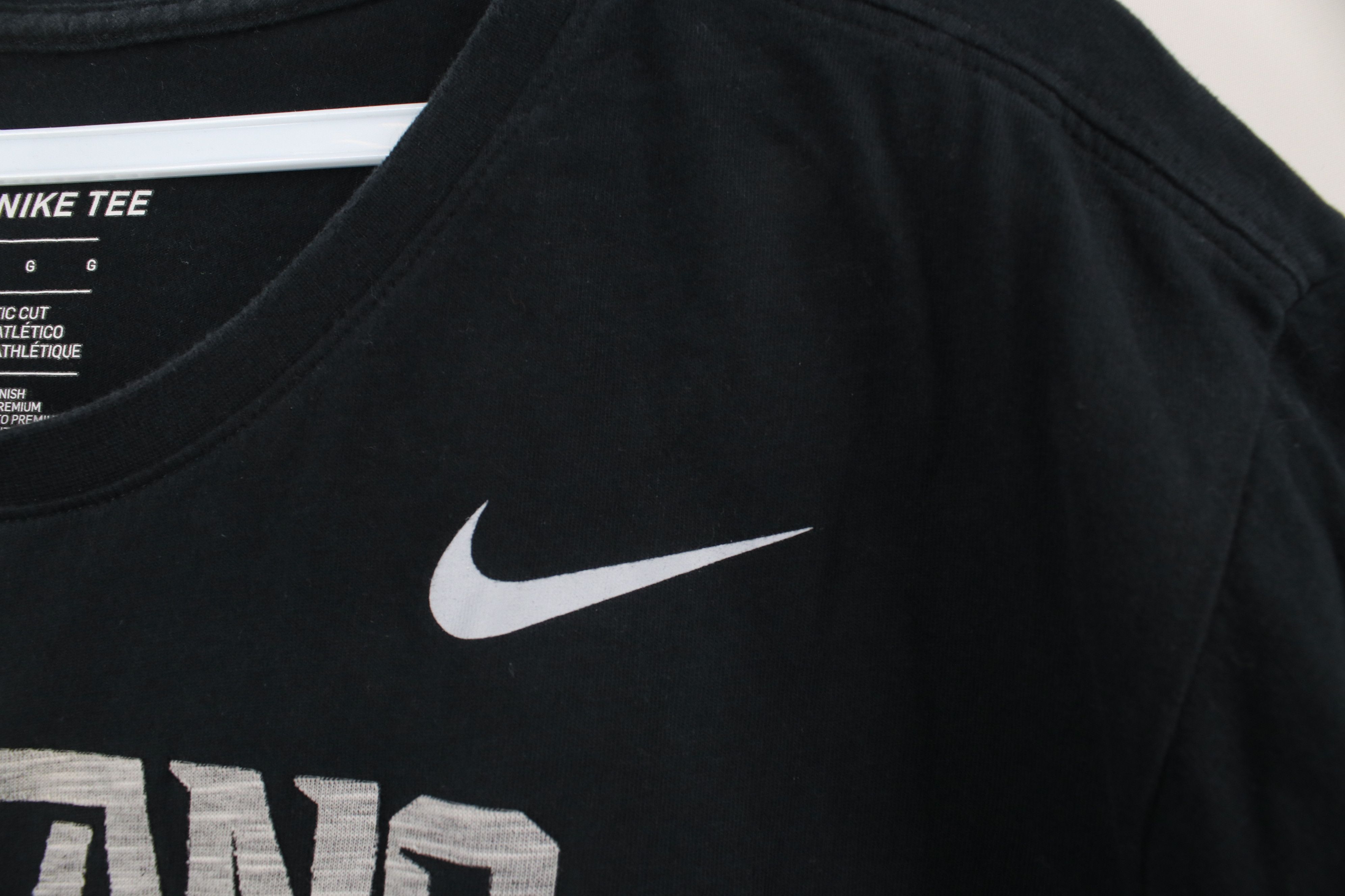 Nike × Vintage Nike Cut Faded Spell Out Michigan State University T-Shirt Size US L / EU 52-54 / 3 - 5 Thumbnail