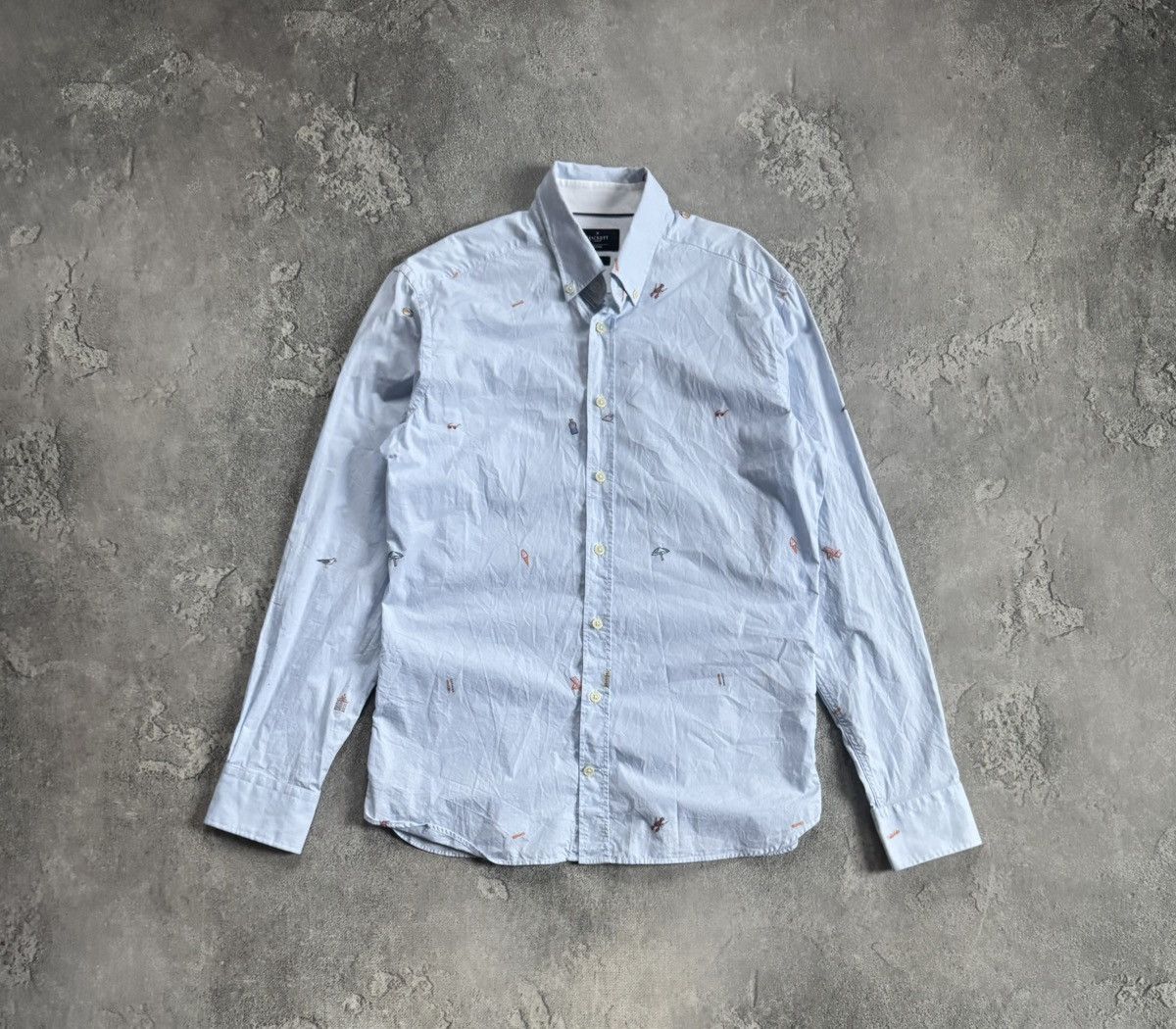 Hackett Hackett London M all printed sailor theme shirt button up Size US M / EU 48-50 / 2 - 4 Thumbnail