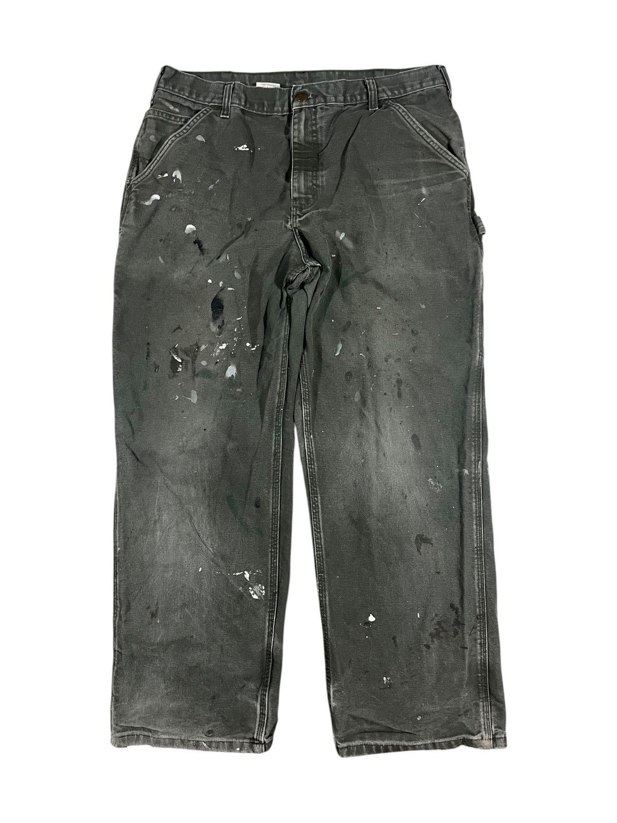 Carhartt Carhartt B11 MOS Painter Work Pants Faded Green Size US 36 / EU 52 - 1 Thumbnail