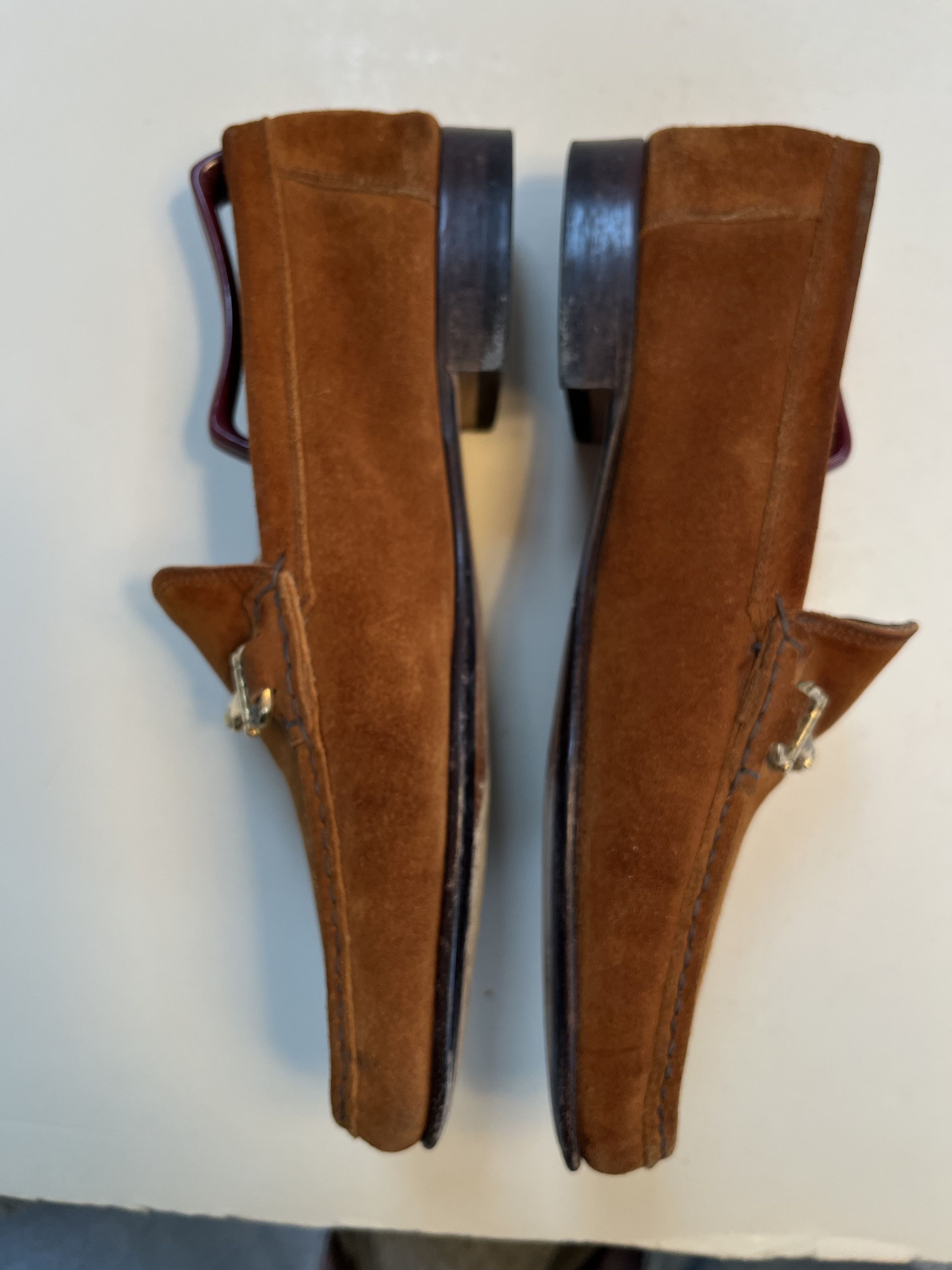 Shipton & Heneage Shipton & Heneage Tan Suede Leather Loafers Size US 10.5 / EU 43-44 - 4 Thumbnail