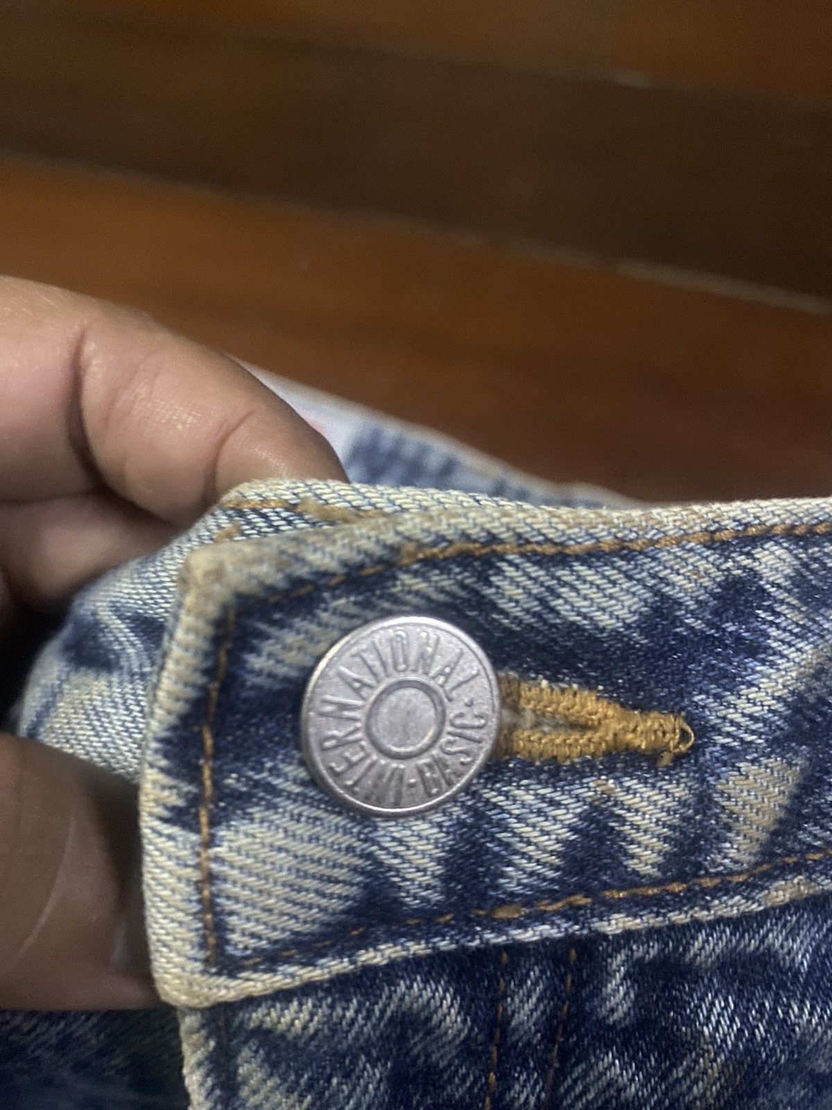 Blue Blue Japan × Designer Fire 🔥 BLUE WAY japan denim stone wash acid wash baggy Size US 38 / EU 54 - 13 Thumbnail