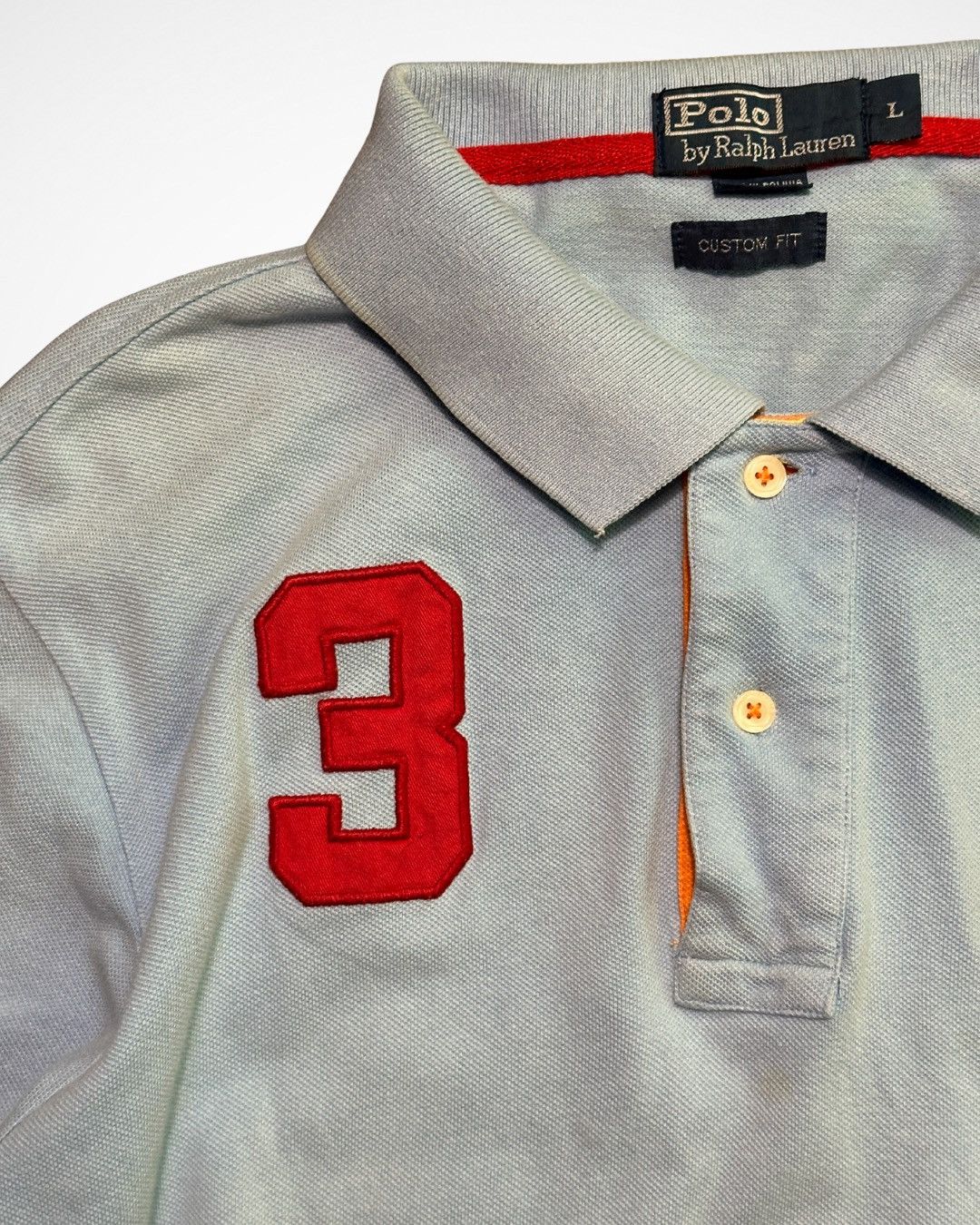 Polo Ralph Lauren 1990s Numbered Polo Shirt Chief Keef Size US L / EU 52-54 / 3 - 2 Thumbnail