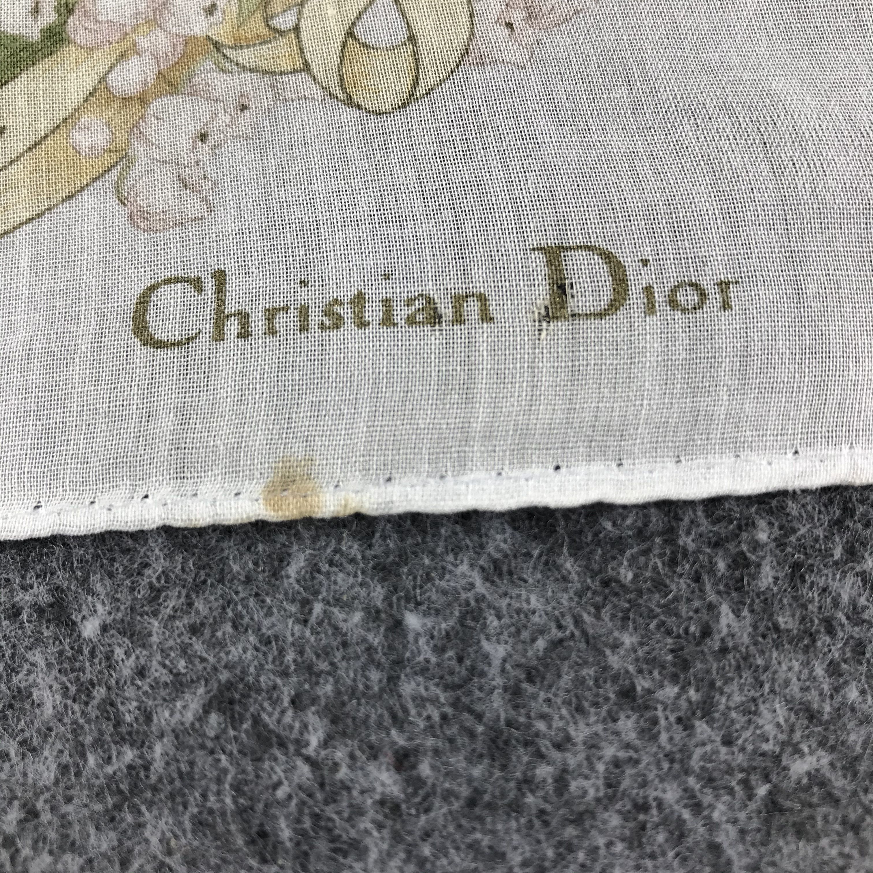 Christian Dior Monsieur Christian Dior Handkerchief Neckerchief Bandana H192 Size ONE SIZE - 13 Thumbnail