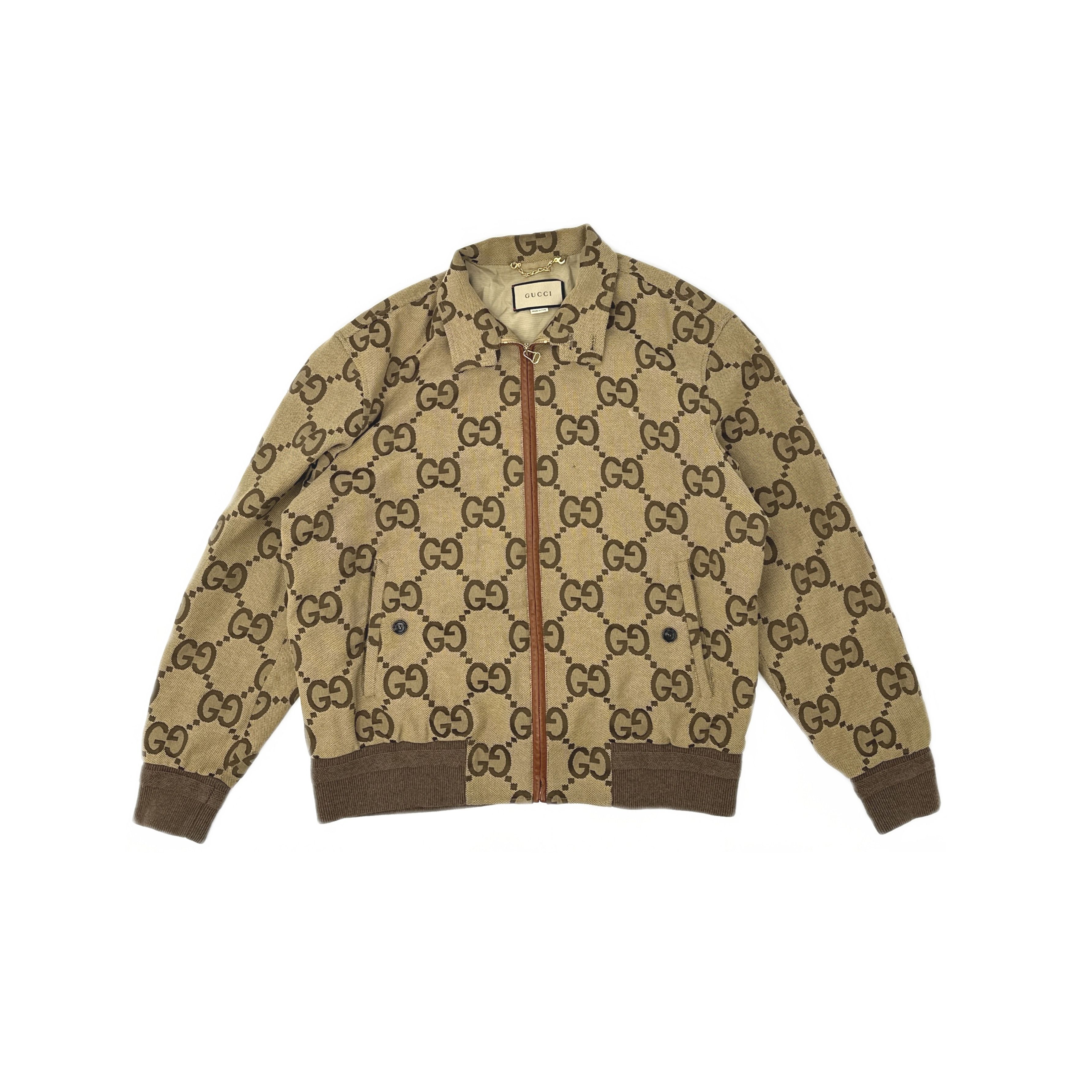Gucci Gucci GG Canvas Zip Jacket Size L Size US L / EU 52-54 / 3 - 1 Thumbnail