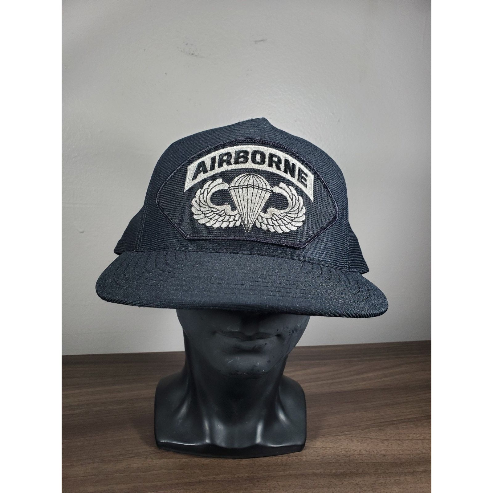 Vintage U.S. Airborne Hat SnapBack Cap Band of Brothers Wings Army Size ONE SIZE - 1 Thumbnail