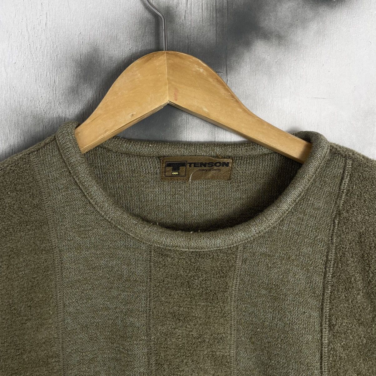 Japanese Brand × Vintage Vintage Tenson Stripe Sweater Size US M / EU 48-50 / 2 - 4 Thumbnail