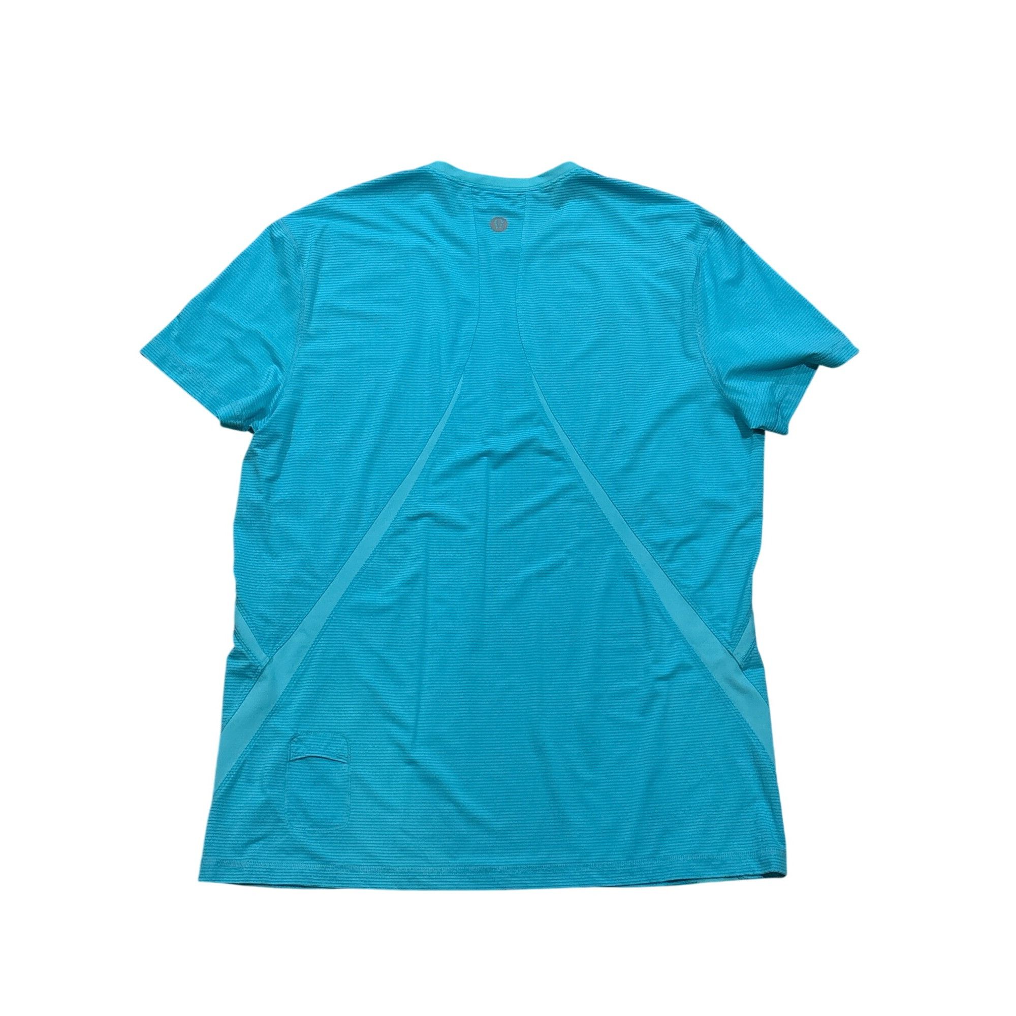 Lululemon 𝓛𝓾𝓵𝓾𝓵𝓮𝓶𝓸𝓷 Men's Turquoise Blue Swiftly Tech Shirt Size US XL / EU 56 / 4 - 3 Thumbnail
