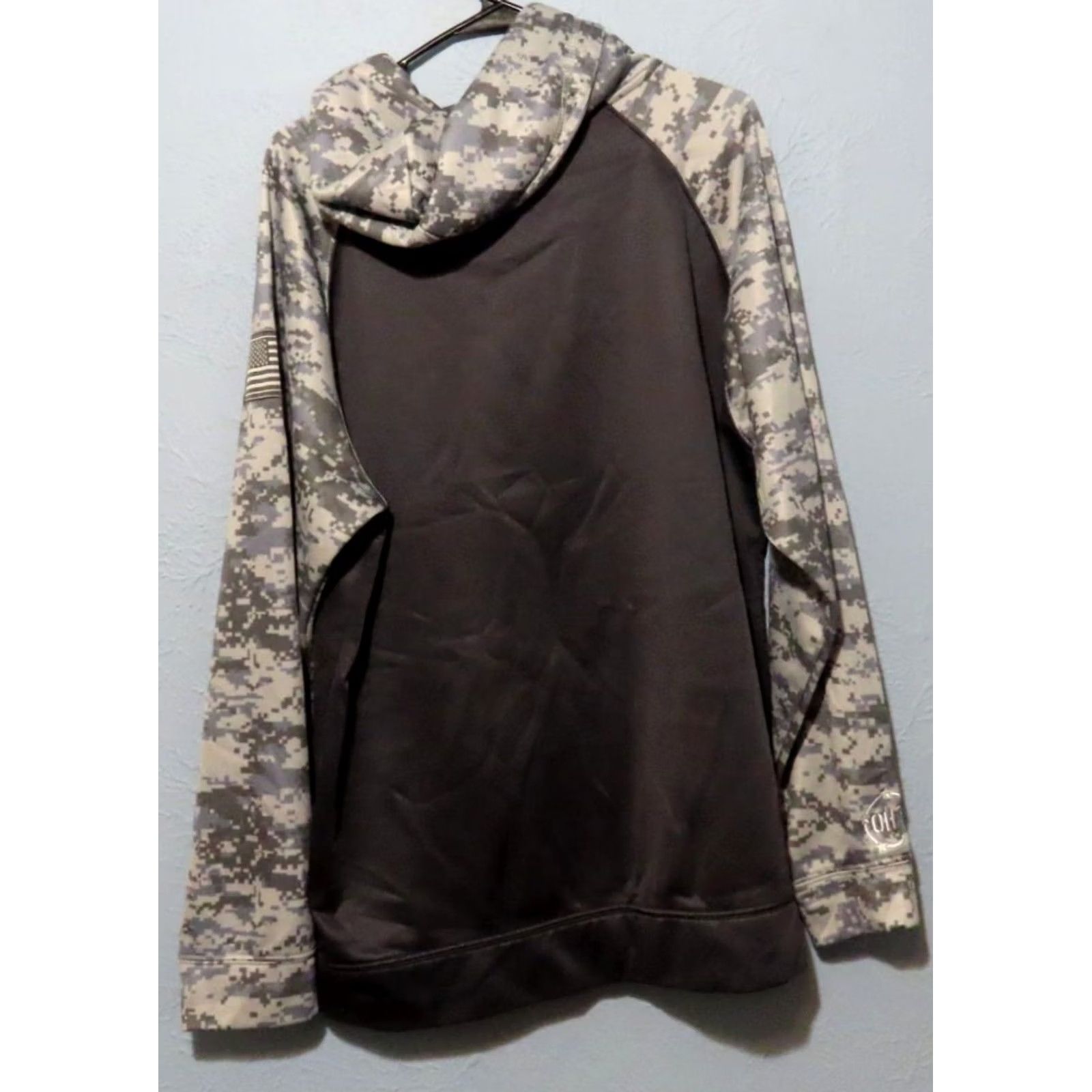 Vintage READ Colosseum Ohio University Bobcats Men's XL Gray Camo Hoodie Size US XL / EU 56 / 4 - 6 Thumbnail