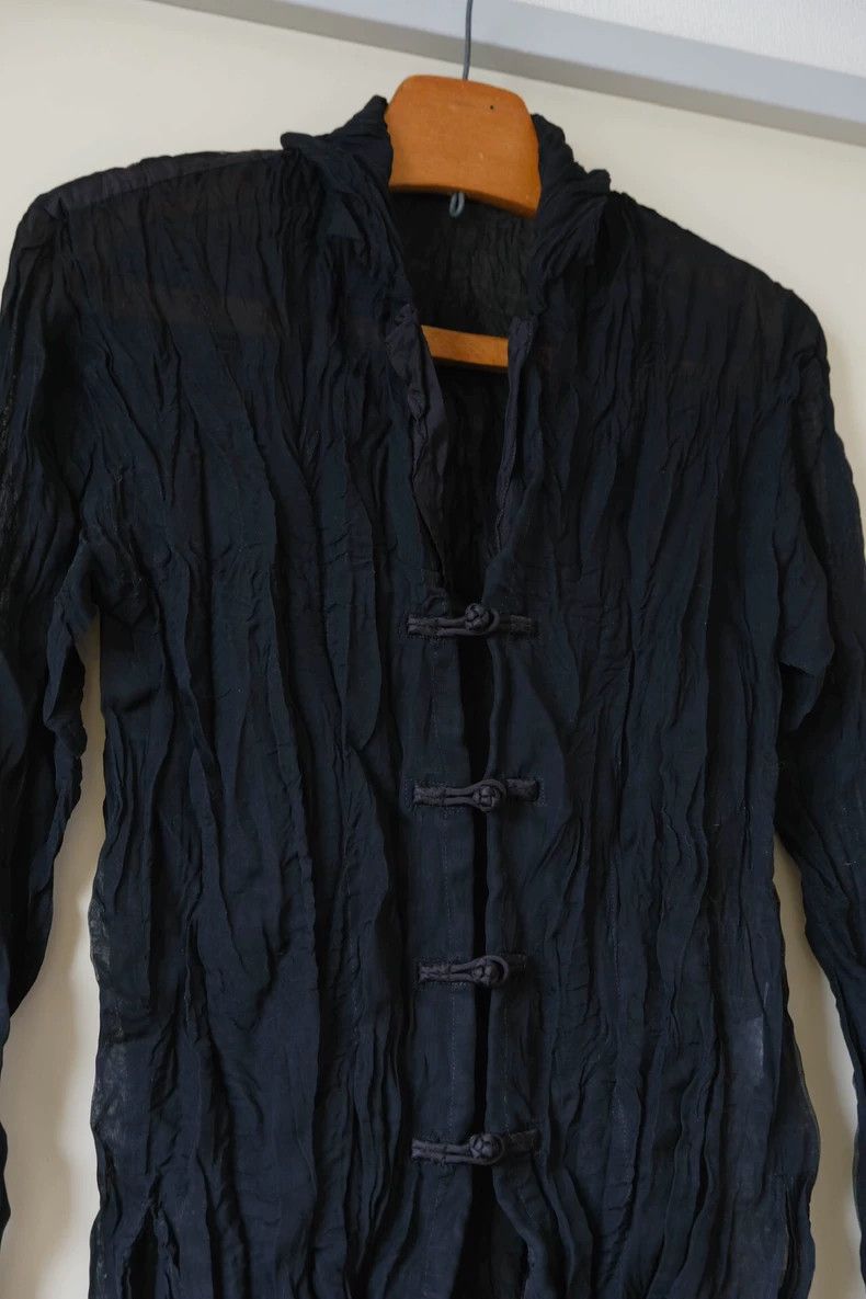 Issey Miyake Issey Miyake size:F Button-down pleated shirt Size US XXS / EU 40 - 3 Thumbnail