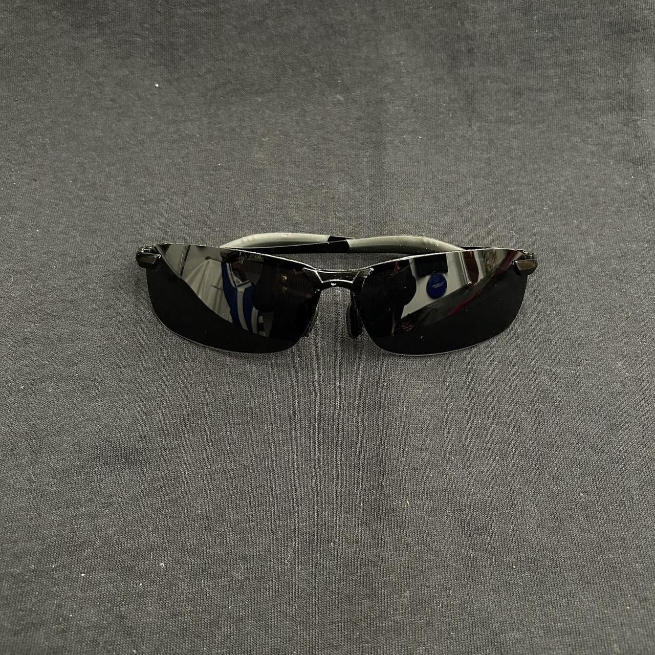 Japanese Brand × Vintage Y2K 2000s Style Black Cycling Opium Hip Hop Sunglasses Size ONE SIZE - 1 Thumbnail