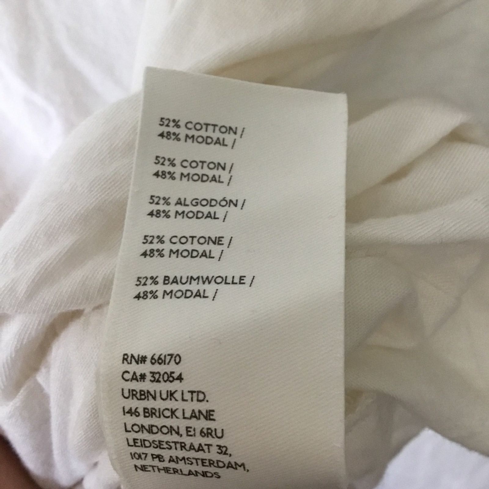 Anthropologie Anthropologie White Draped Short-Sleeve Crop T-Shirt Size XL / US 12-14 / IT 48-50 - 8 Thumbnail