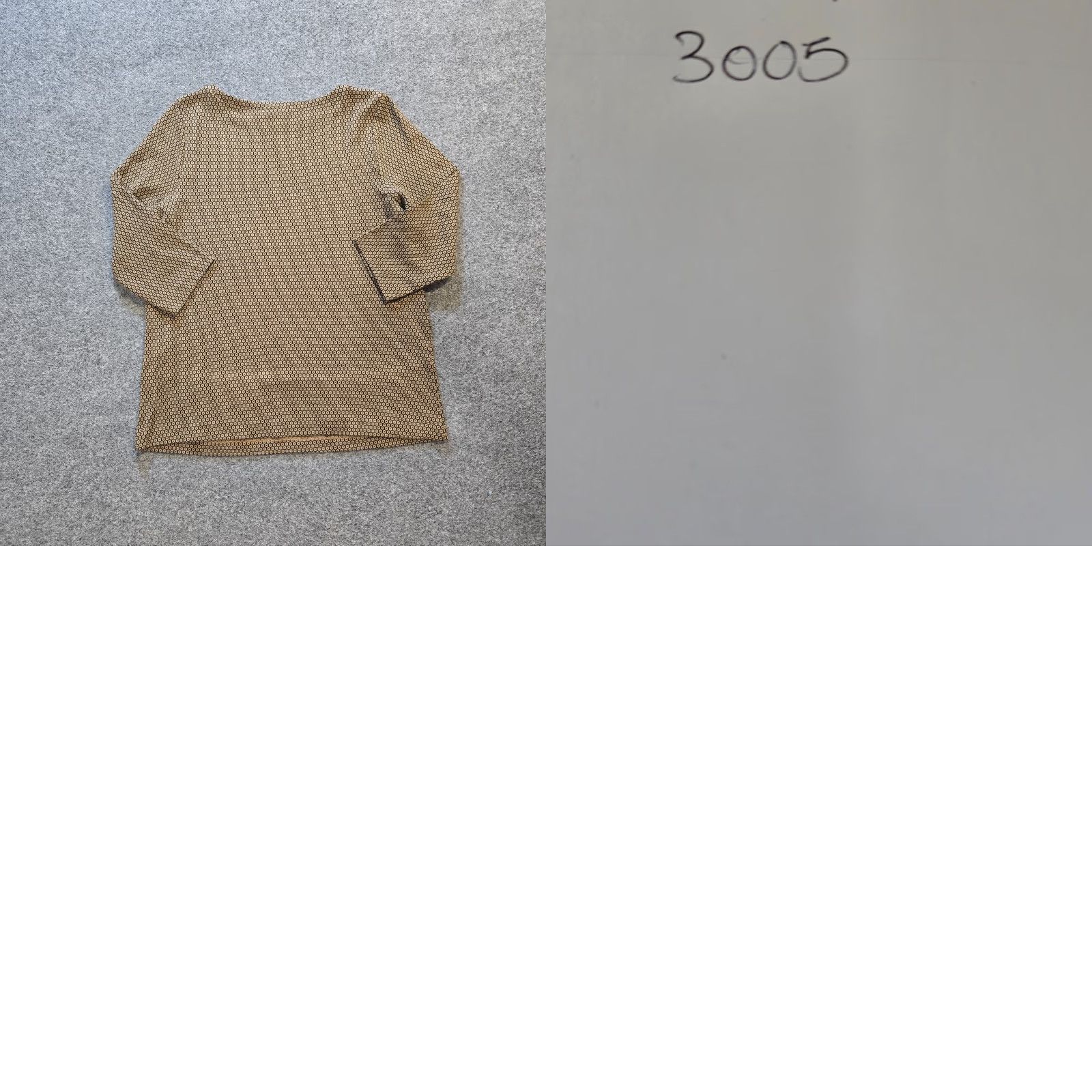 J. Jill J Jill Top Womens Size Small Tan Beige Ponte 3/4 Sleeve Boat Neck Stretch Casual Size S / US 4 / IT 40 - 8 Thumbnail