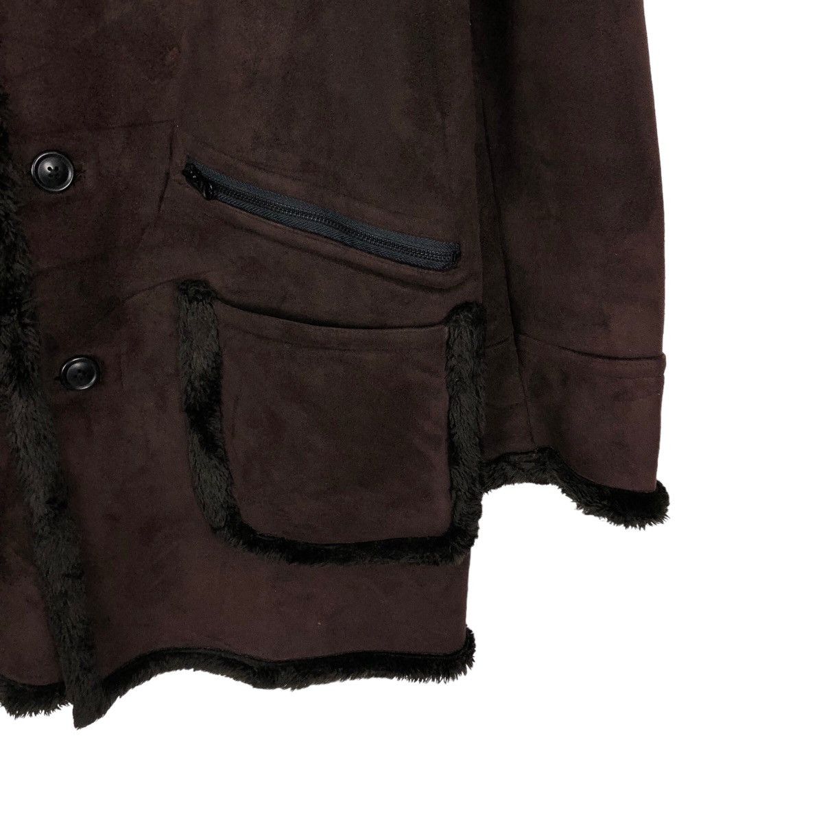 Japanese Brand VINTAGE LONG JACKET MOLESKIN PPFM JAPAN PUNK ISSEY MIYAKE Size US M / EU 48-50 / 2 - 4 Thumbnail