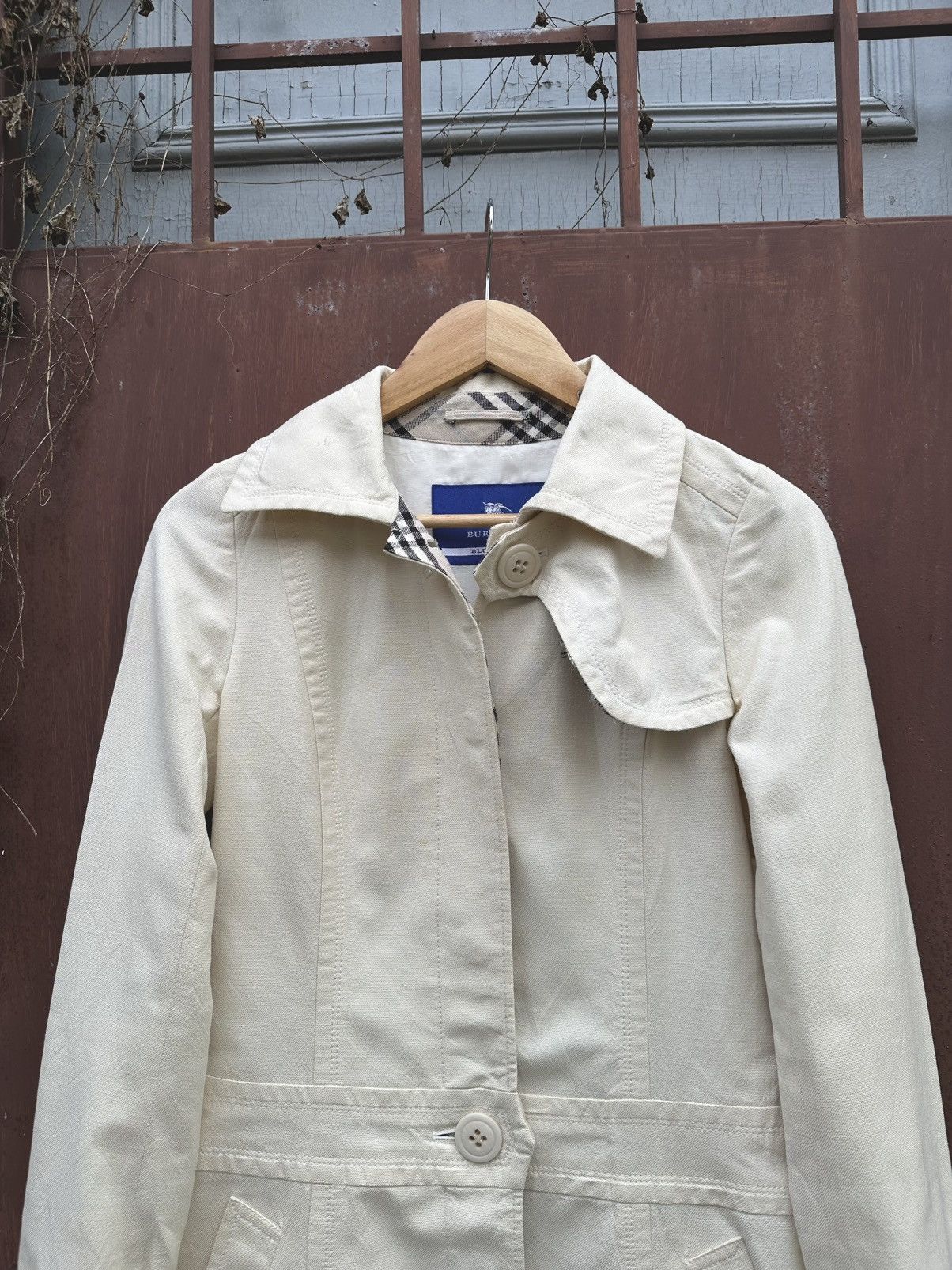 Burberry Burberry Blue Label Canvas Utility Jacket (Woman) Size US S / EU 44-46 / 1 - 5 Thumbnail