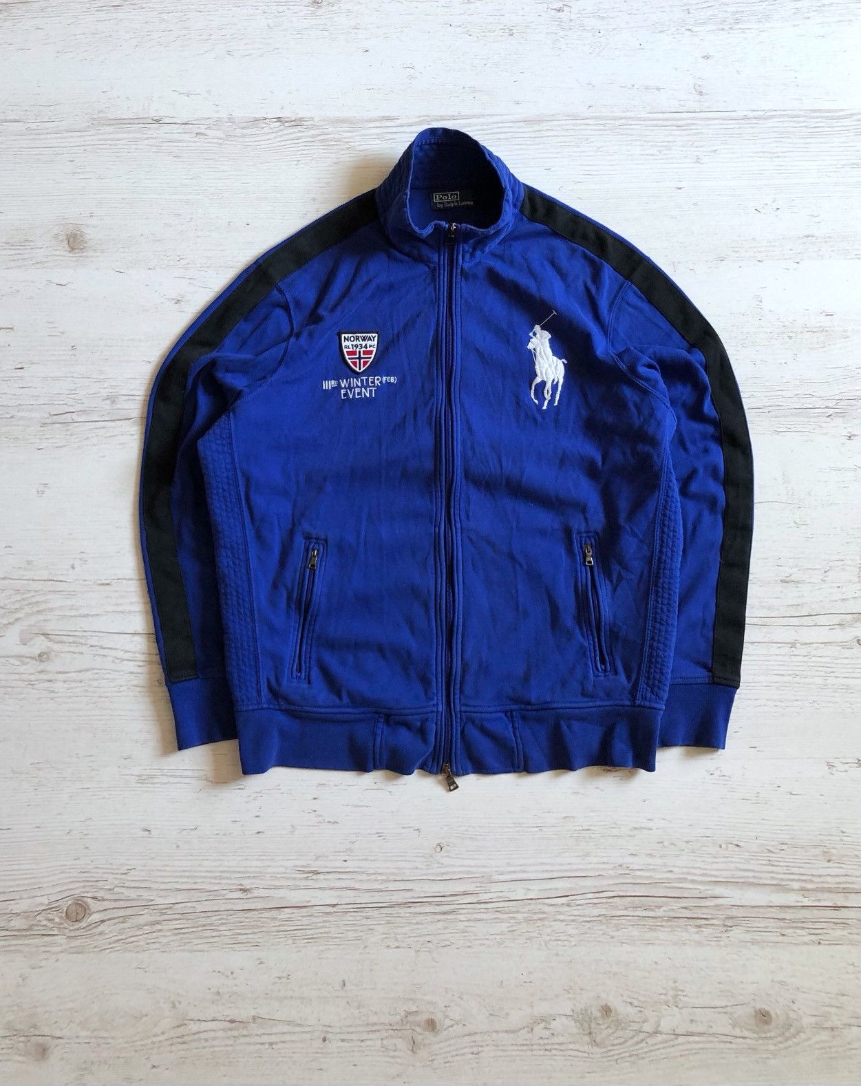 Polo Ralph Lauren Vintage polo Ralph Lauren USA winter event zip sweatshirt Size US XL / EU 56 / 4 - 1 Thumbnail