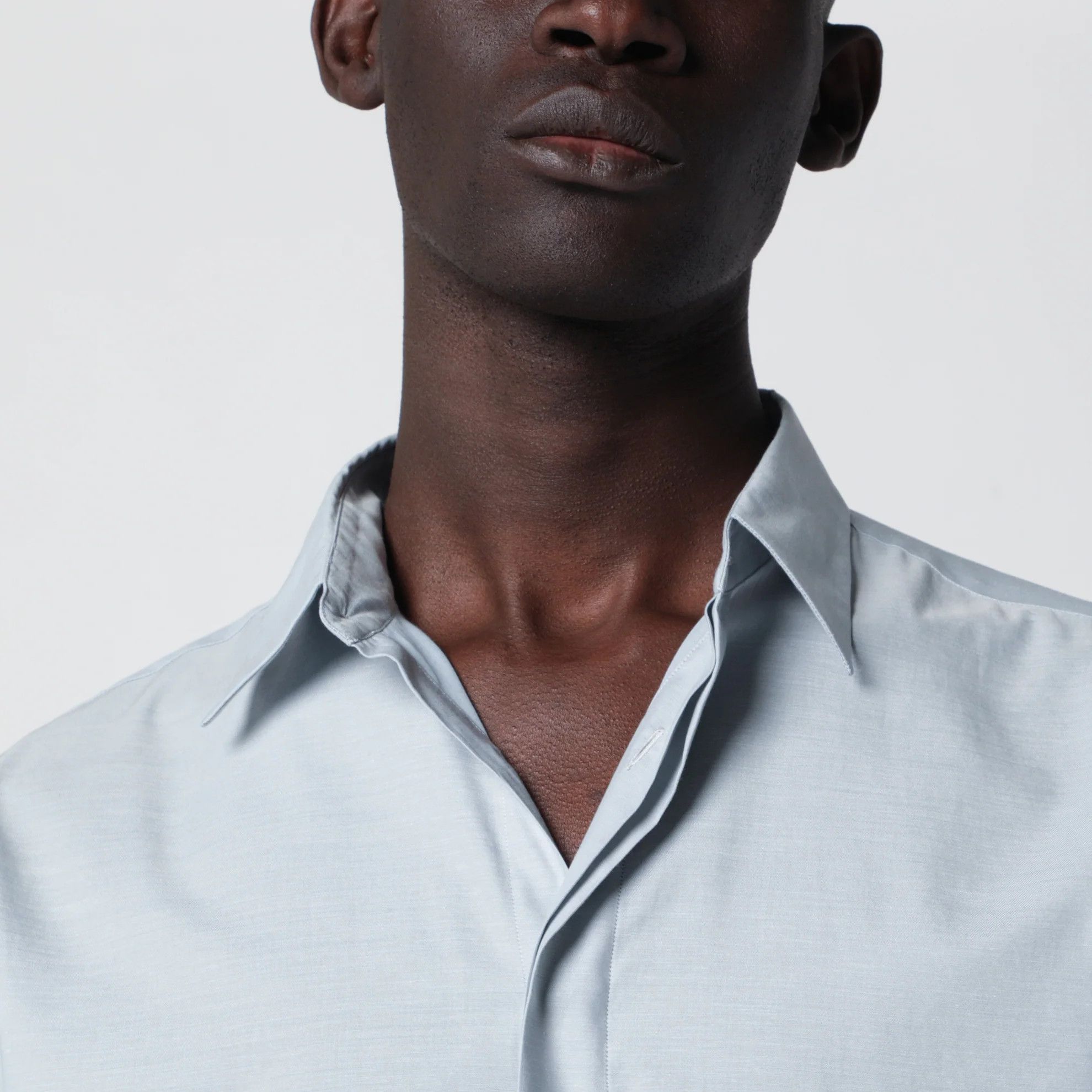 Lardini o1d2blof0526 Cotton Blend Shirt in Light Blue Size US L / EU 52-54 / 3 - 4 Thumbnail