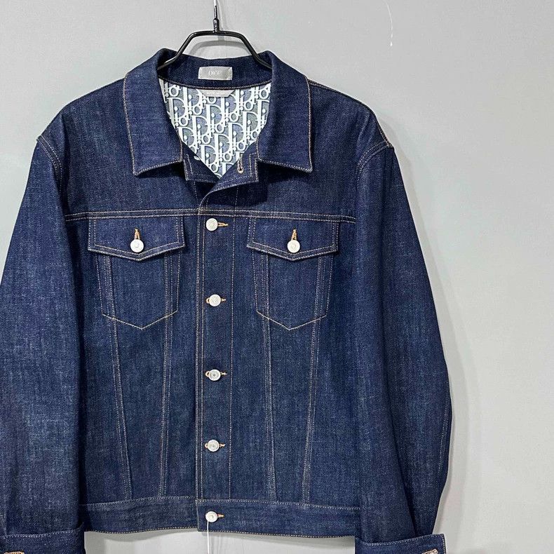 Dior Dior Leather brand denim jacket inside 2502-Nextarrow Size US M / EU 48-50 / 2 - 2 Thumbnail
