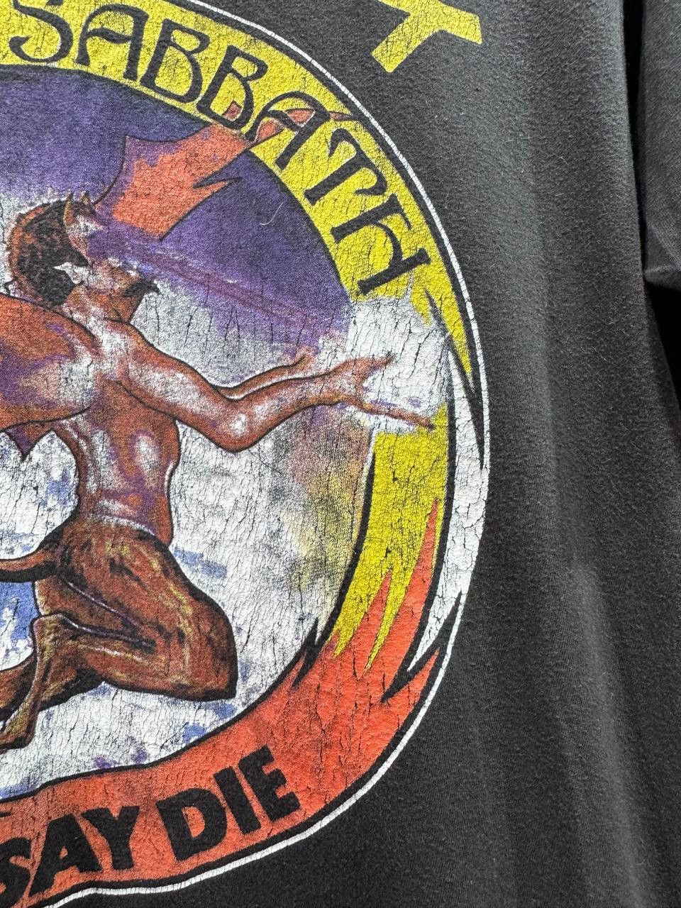 Vintage Black Sabbath T Shirt Never Say Die Japanese Logo Size US M / EU 48-50 / 2 - 4 Thumbnail
