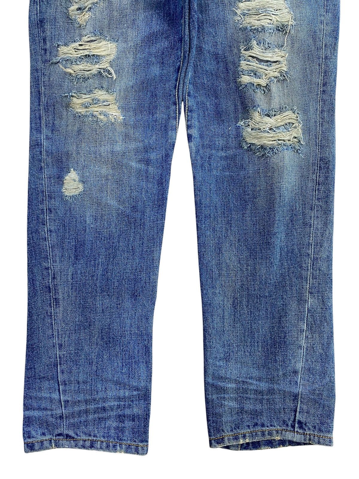 Antigua Antigua Brand Distressed Faded Style Straight Cut Jeans Size US 32 / EU 48 - 9 Thumbnail