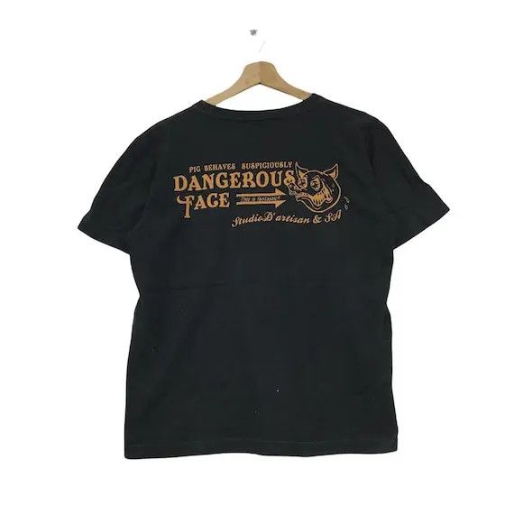 Studio D'Artisan Vtg 90’ STUDIO D’ARTISAN JAPAN Surprised Pig Tee Shirt Size US M / EU 48-50 / 2 - 2 Thumbnail