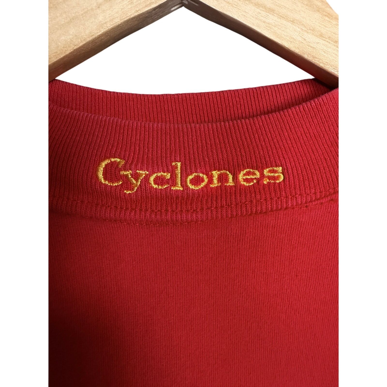 Fruit Of The Loom Vtg 90s ISU Iowa State Cyclones L/S Fruit of the Loom Tee L Size US L / EU 52-54 / 3 - 2 Thumbnail