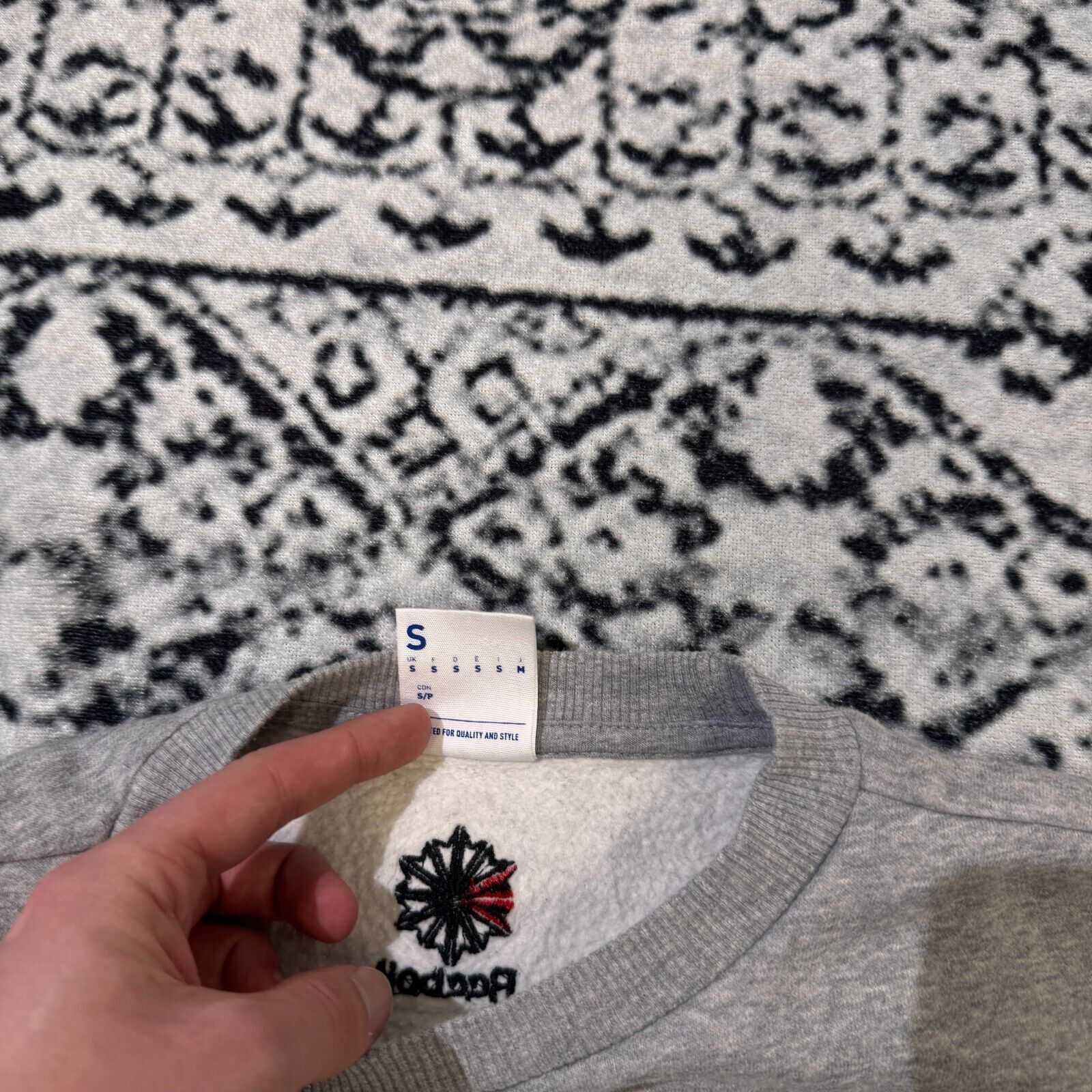 Reebok × Vintage Vintage Reebok Gray Cotton Crewneck Size S 90s Sport Logo Size US S / EU 44-46 / 1 - 8 Thumbnail