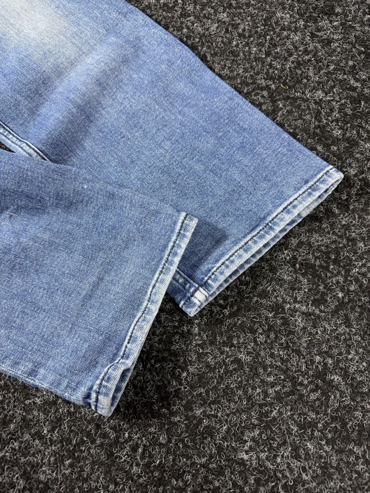 Hugo Boss 00s Hugo Boss Orange Distressed 040 Taber Tapered Jeans W36 Size US 36 / EU 52 - 14 Thumbnail